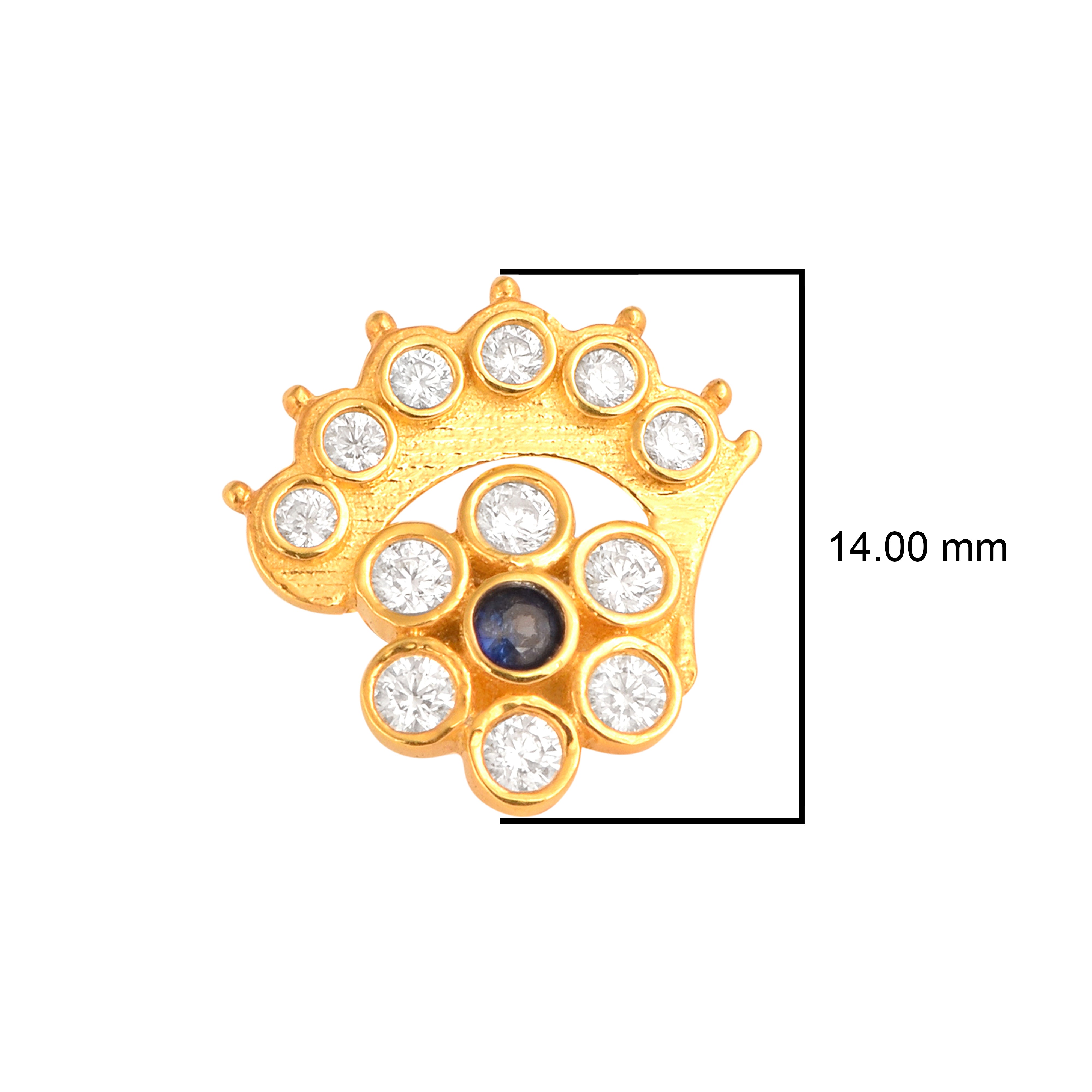 mooneye silver nose pin