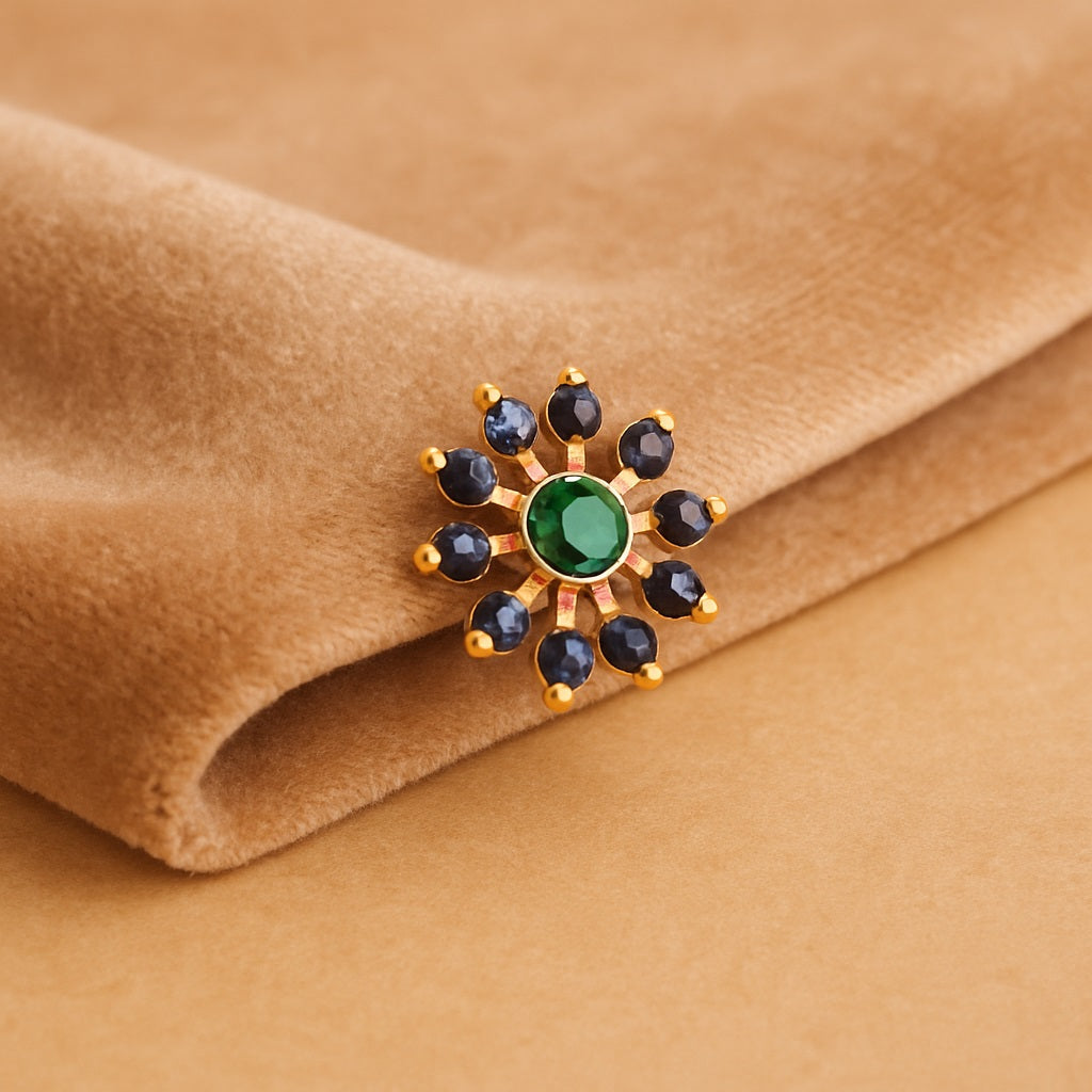 mooneye silver nose pin