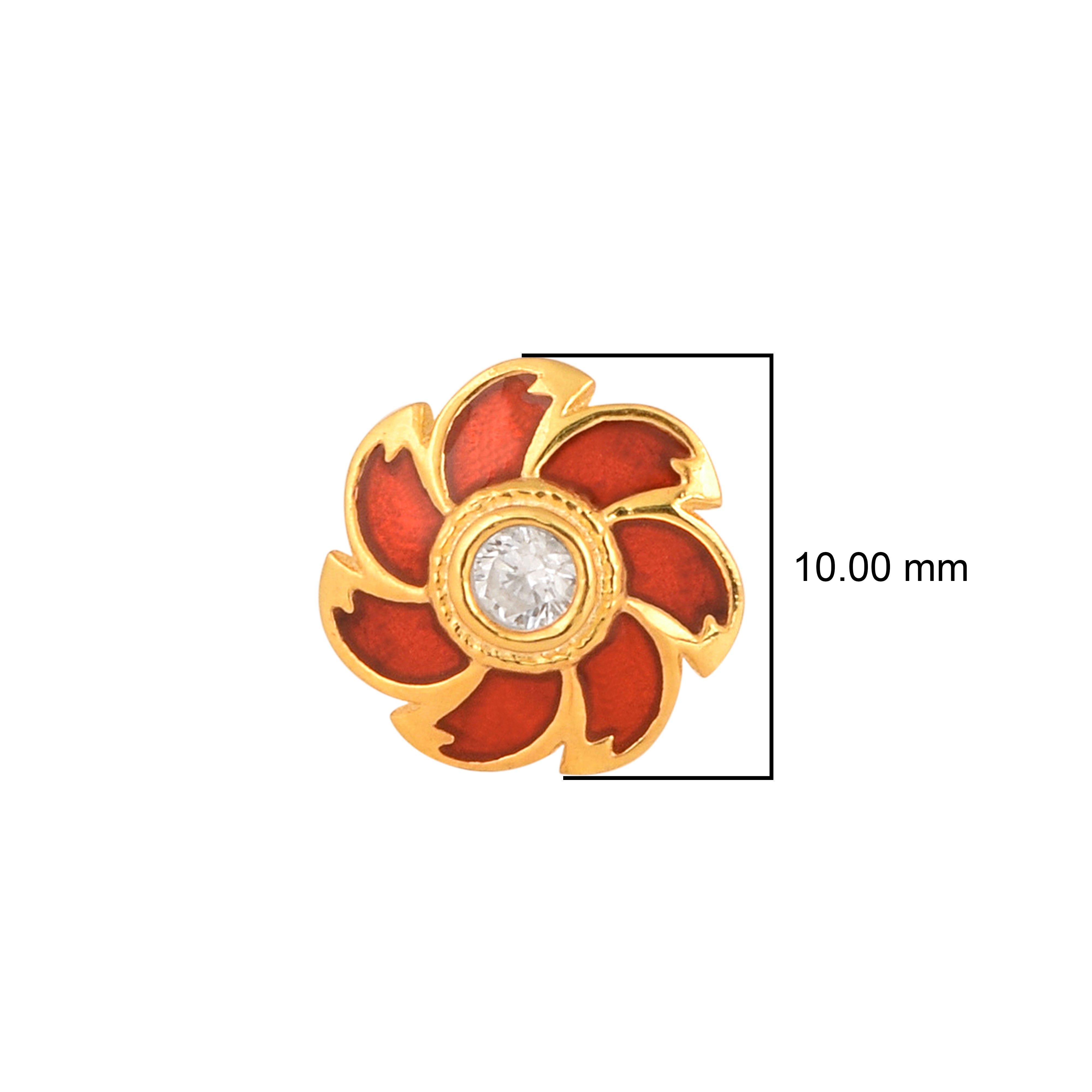 mooneye silver nose pin