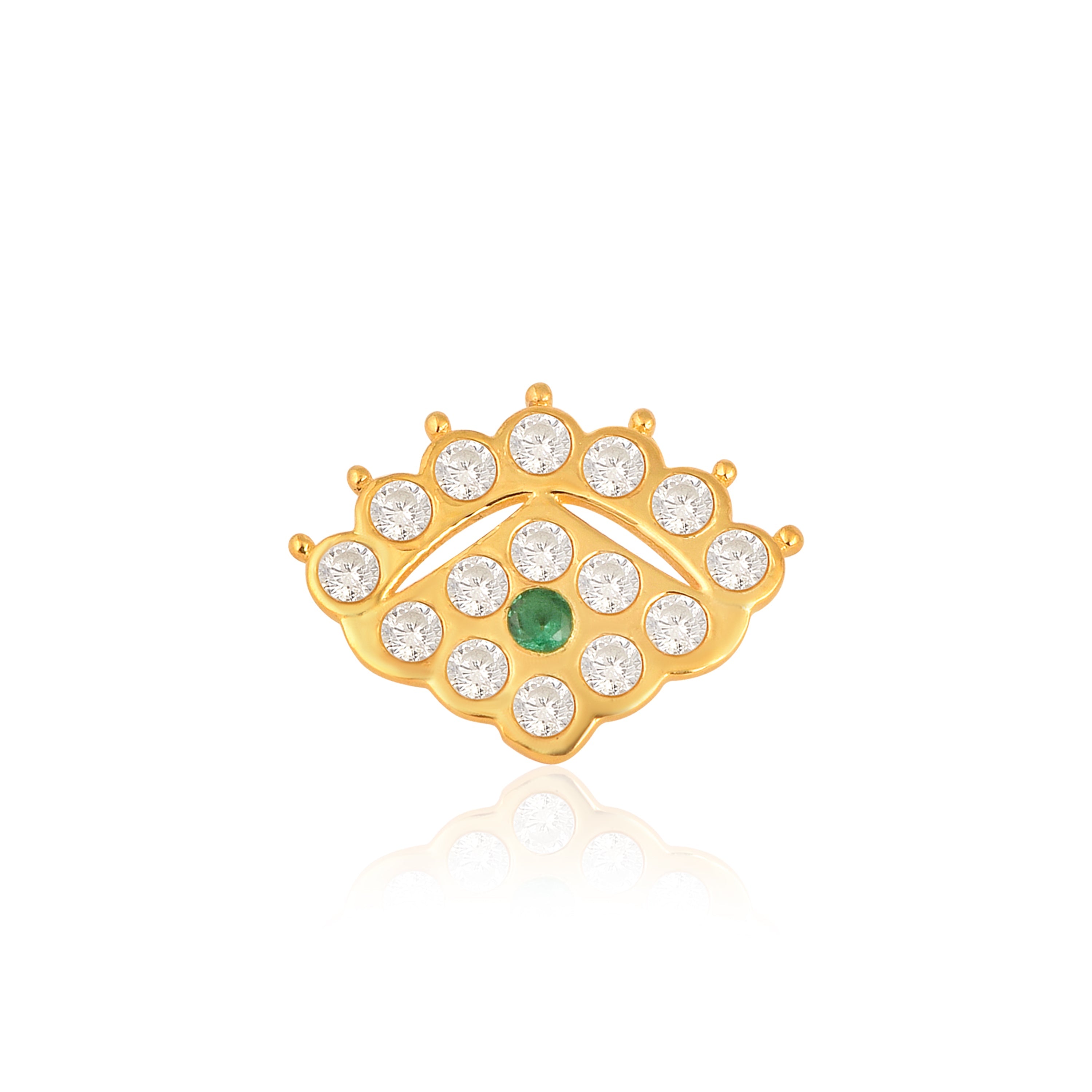 mooneye silver nose pin