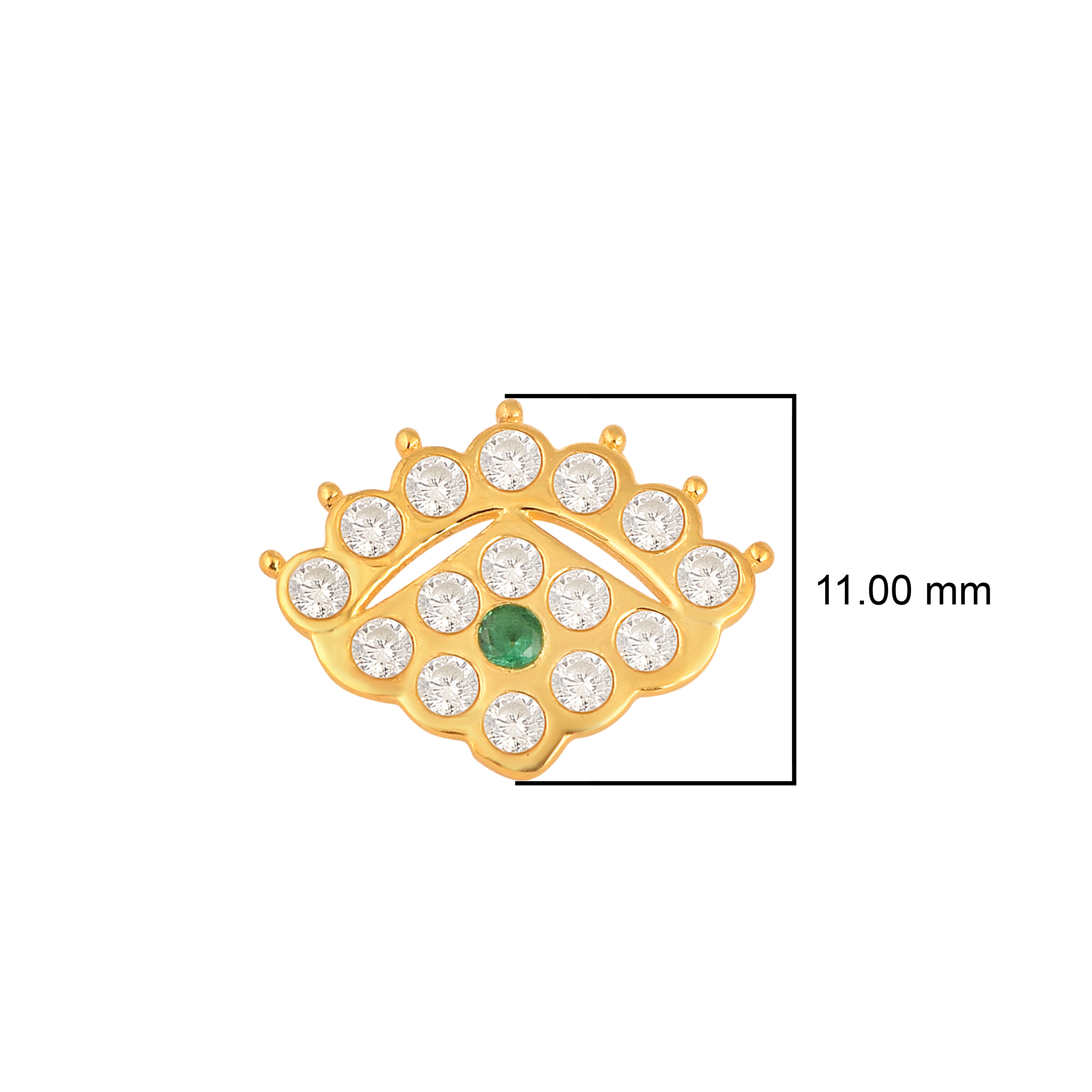 mooneye silver nose pin
