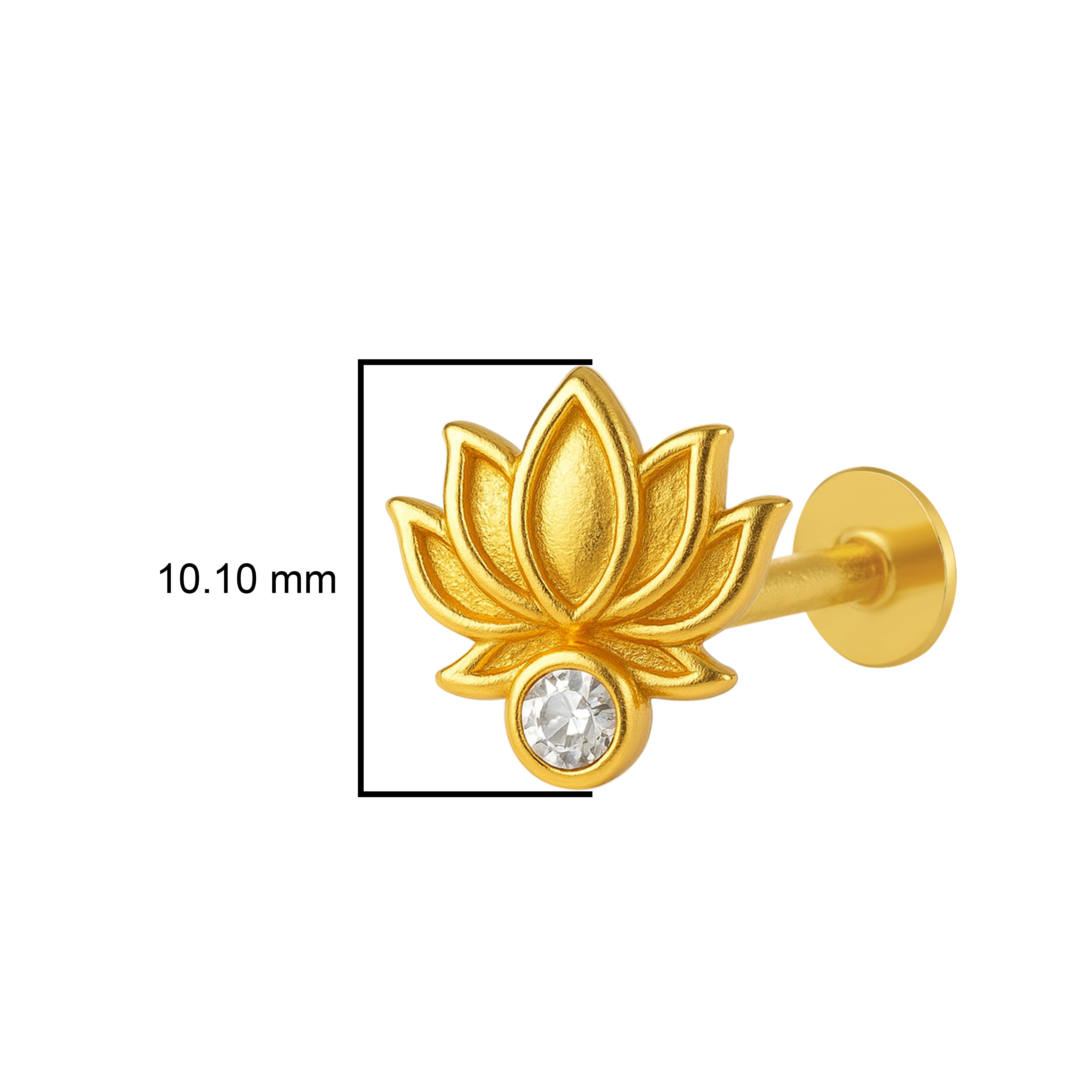 mooneye silver nose pin