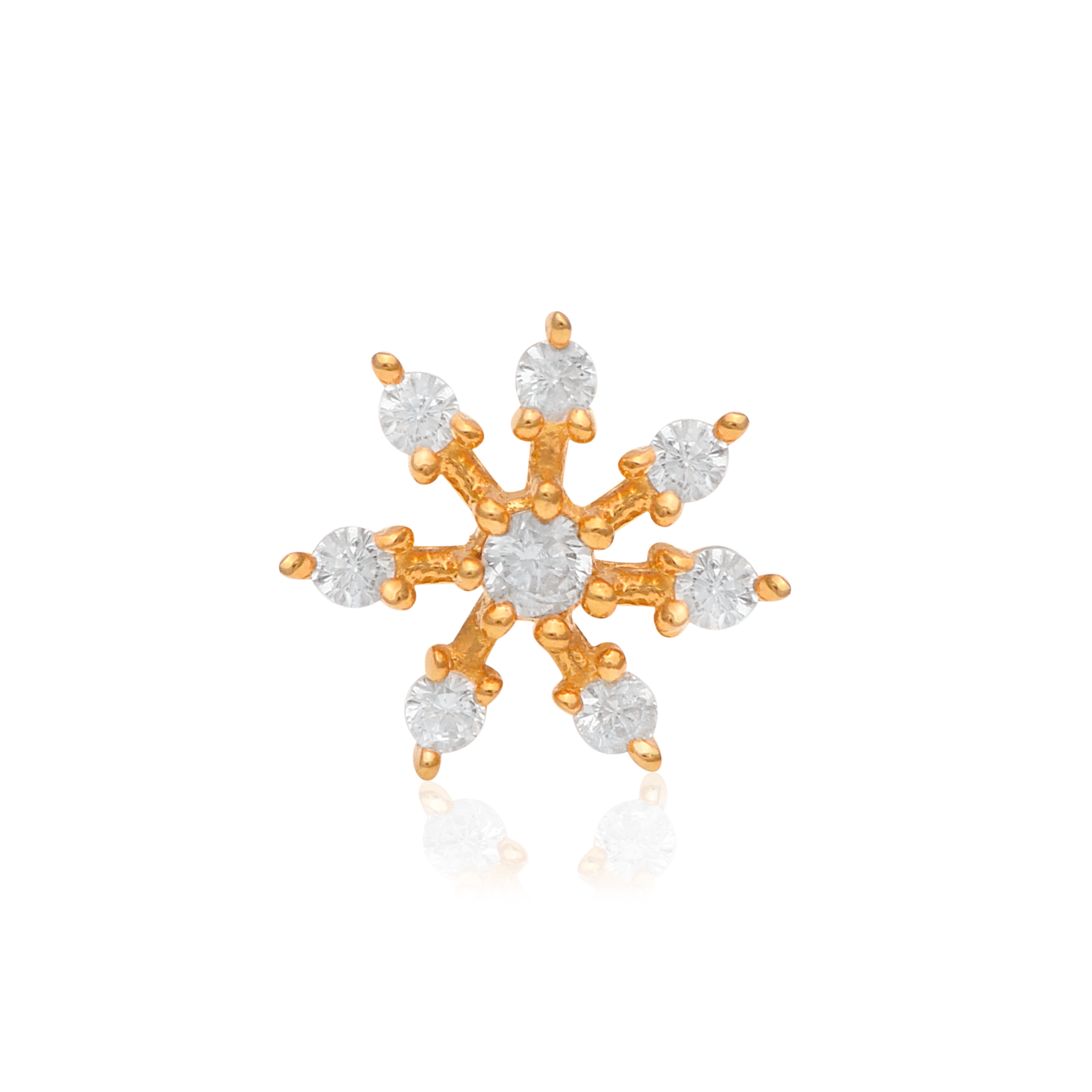 mooneye silver nose pin