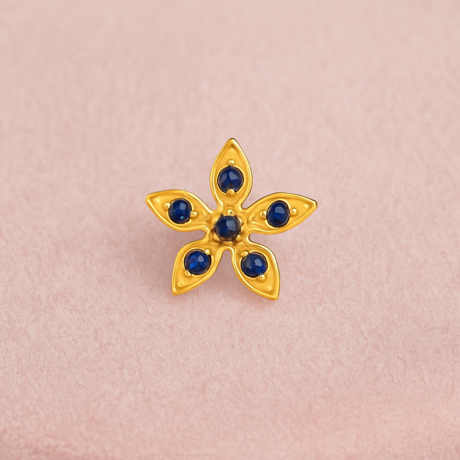 mooneye silver nose pin