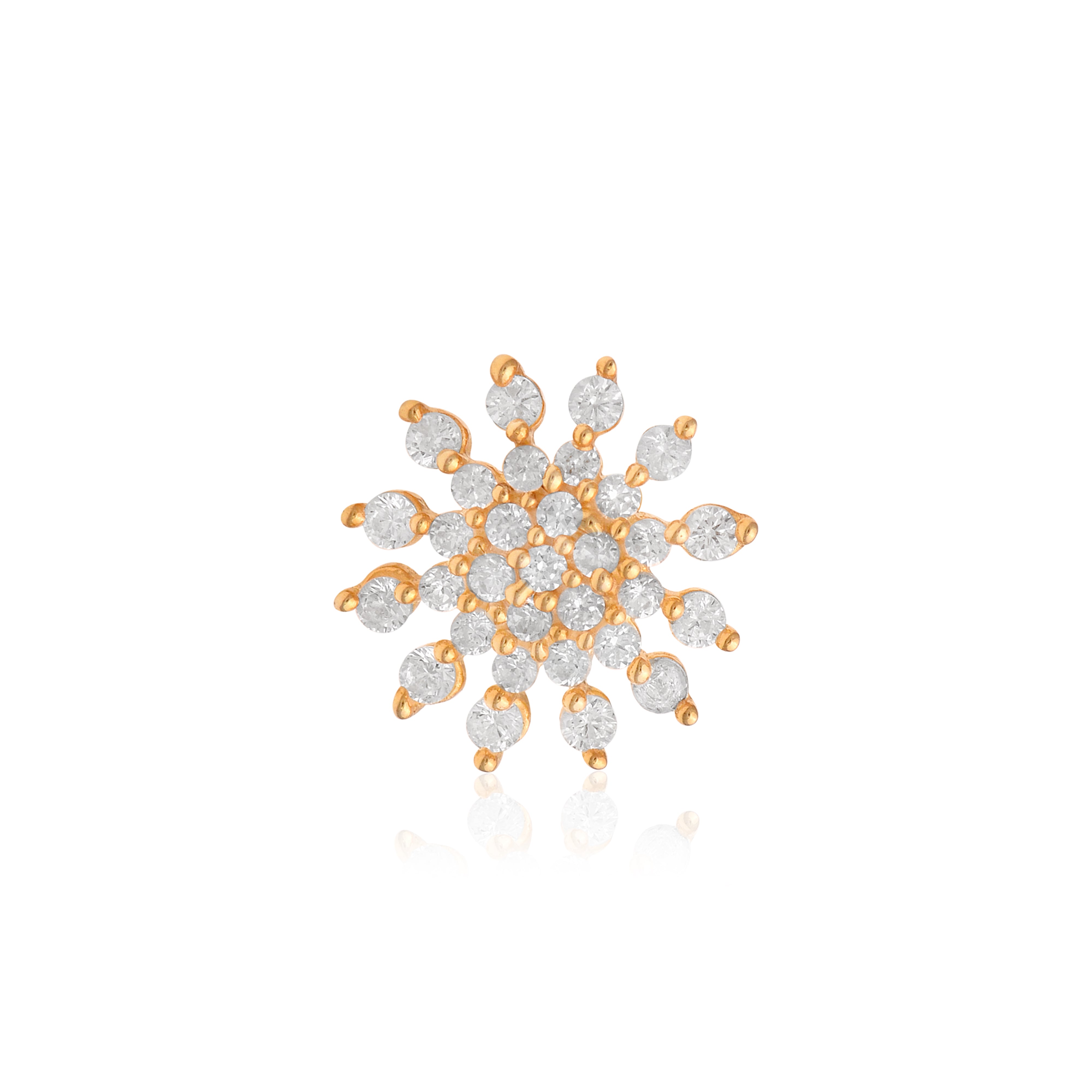mooneye silver nose pin