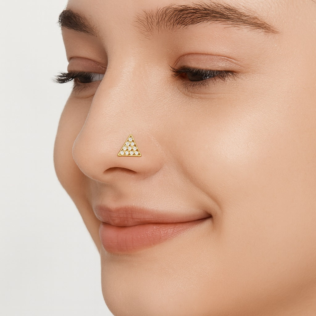 mooneye silver nose pin