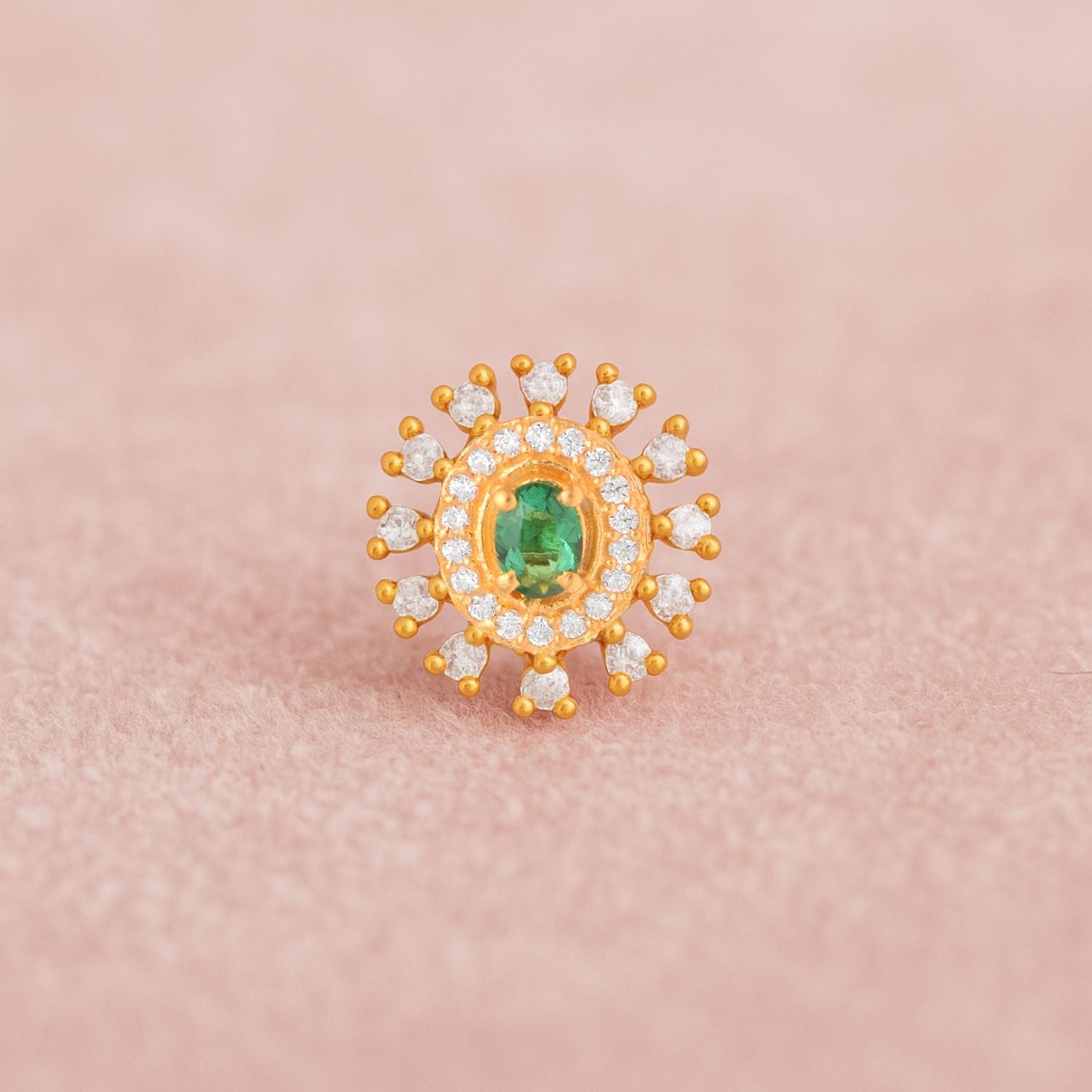 mooneye silver nose pin