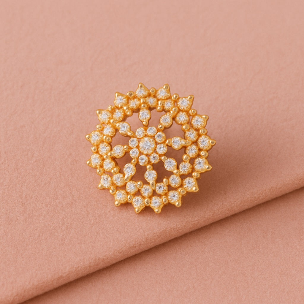 mooneye silver nose pin