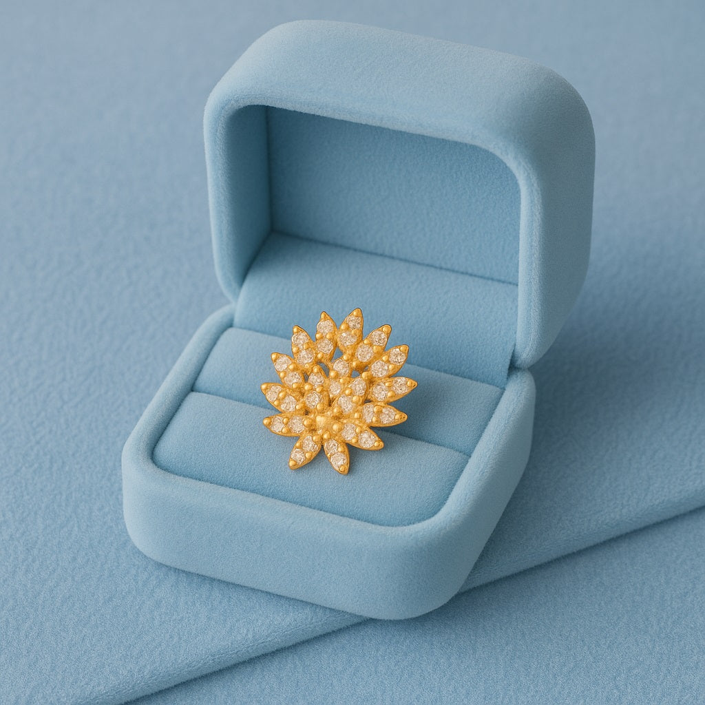 mooneye silver nose pin
