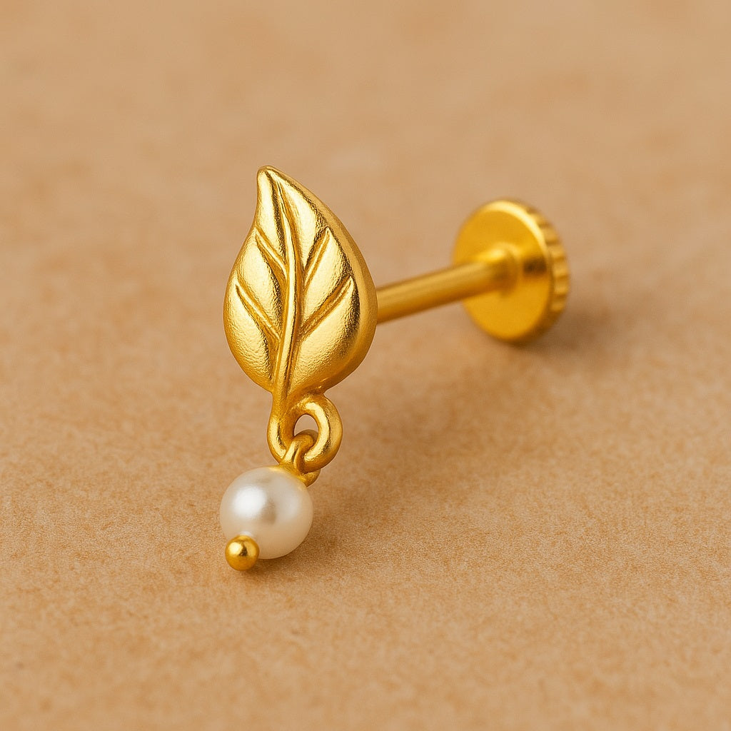 mooneye silver nose pin