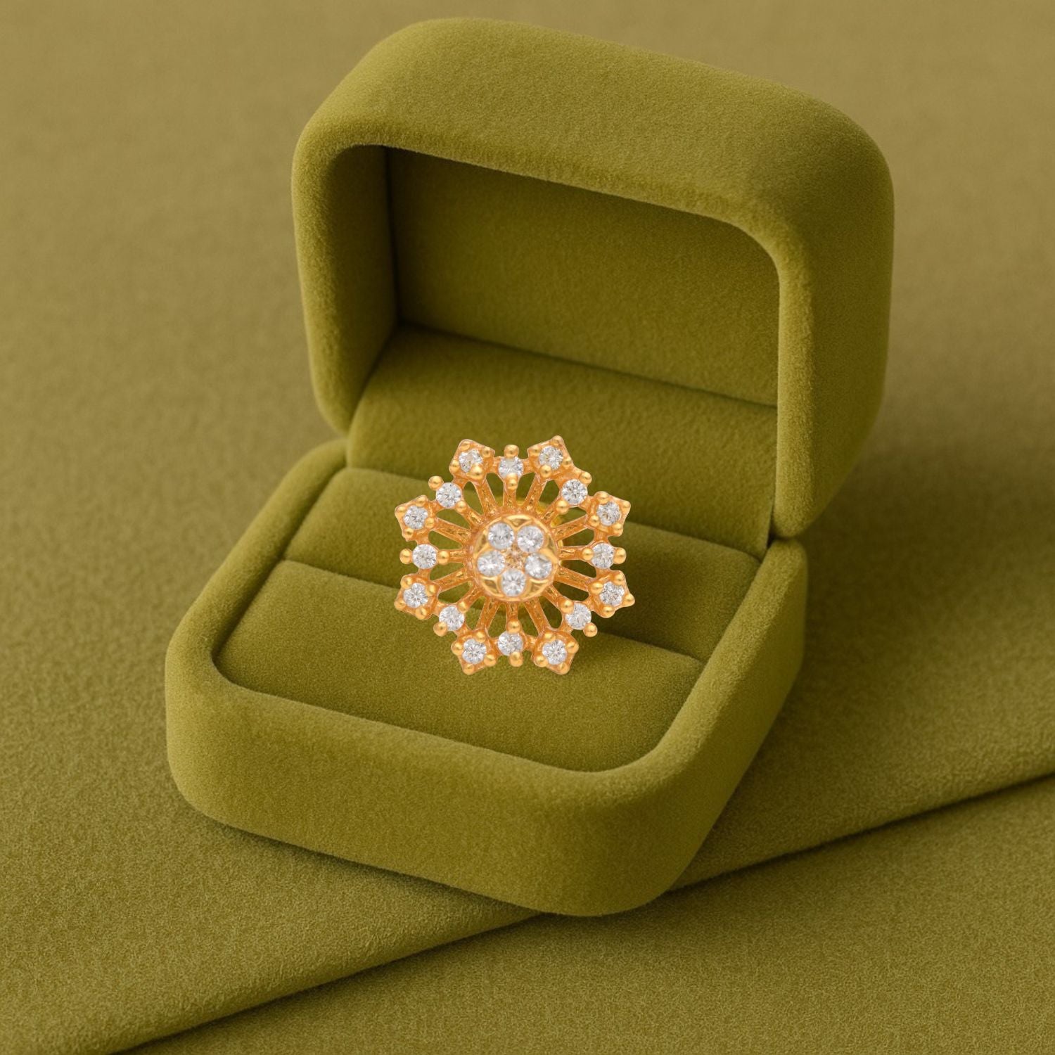 mooneye silver nose pin