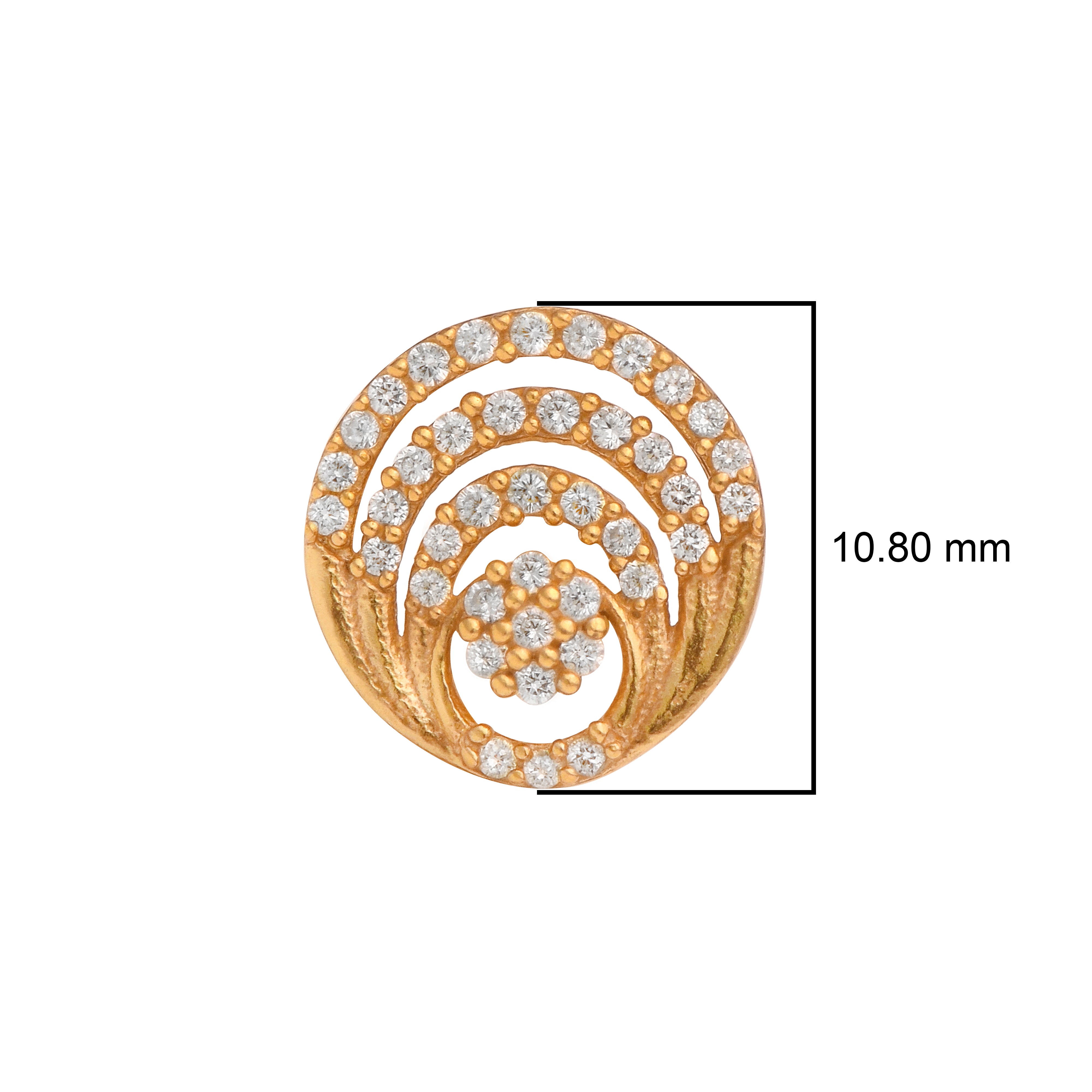 mooneye silver nose pin