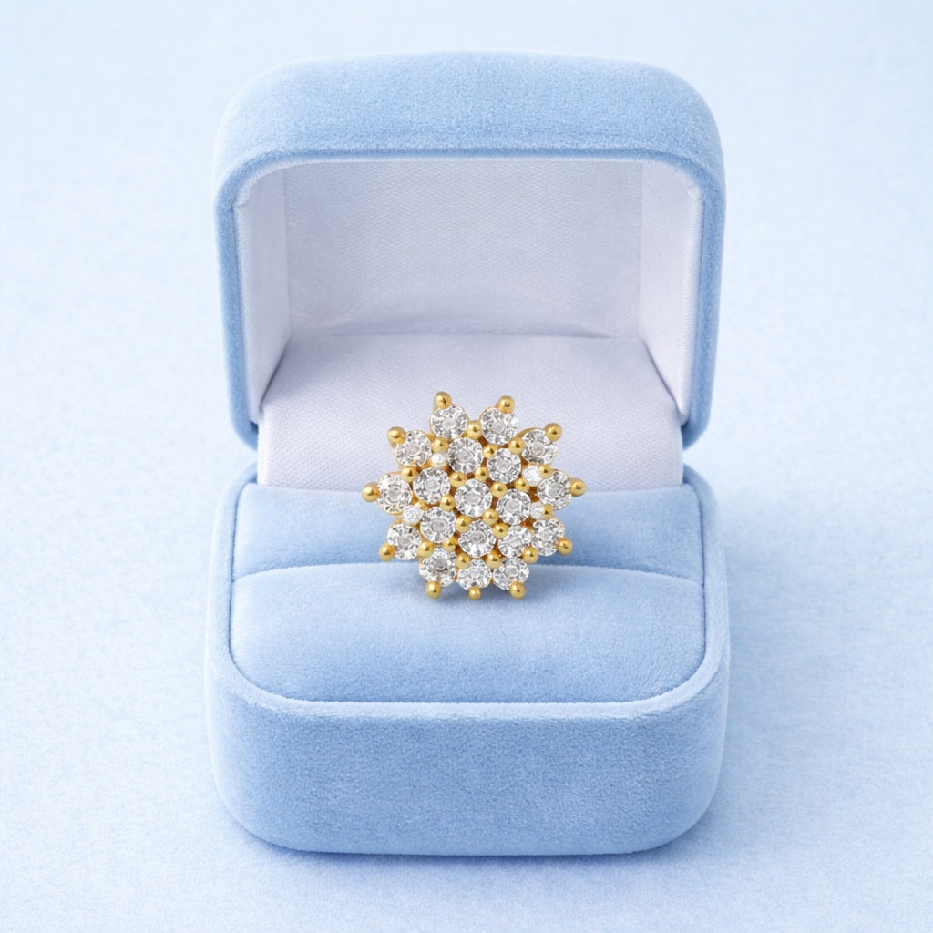 mooneye silver nose pin