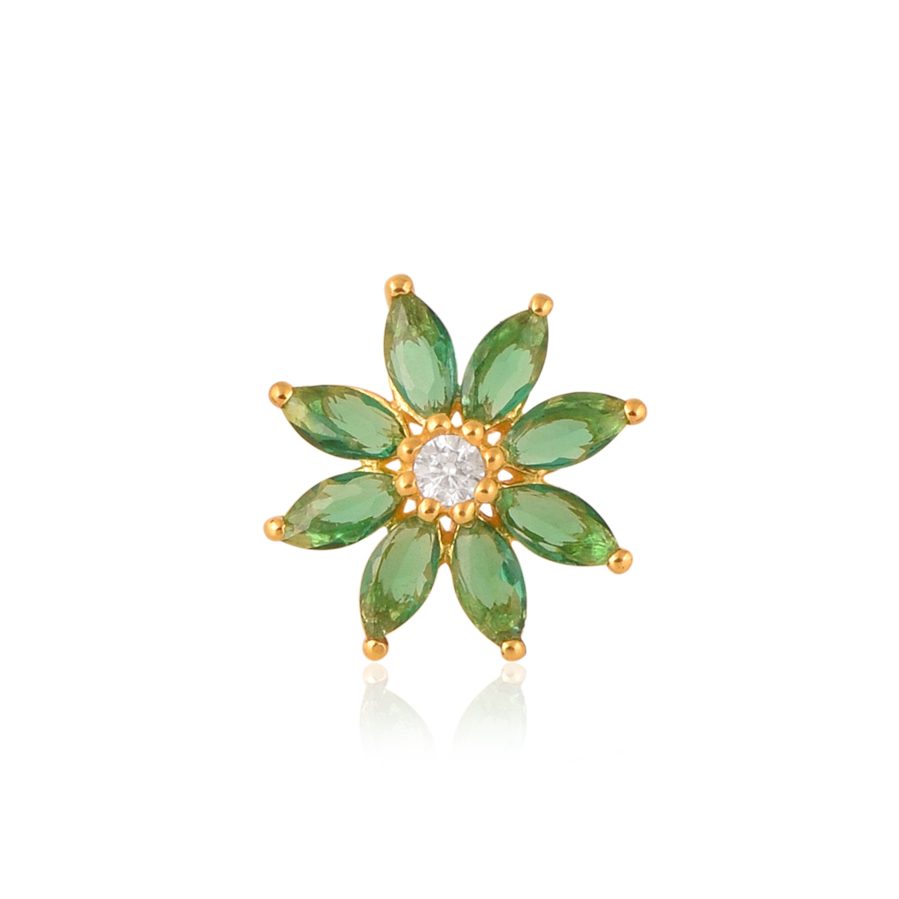 mooneye silver nose pin
