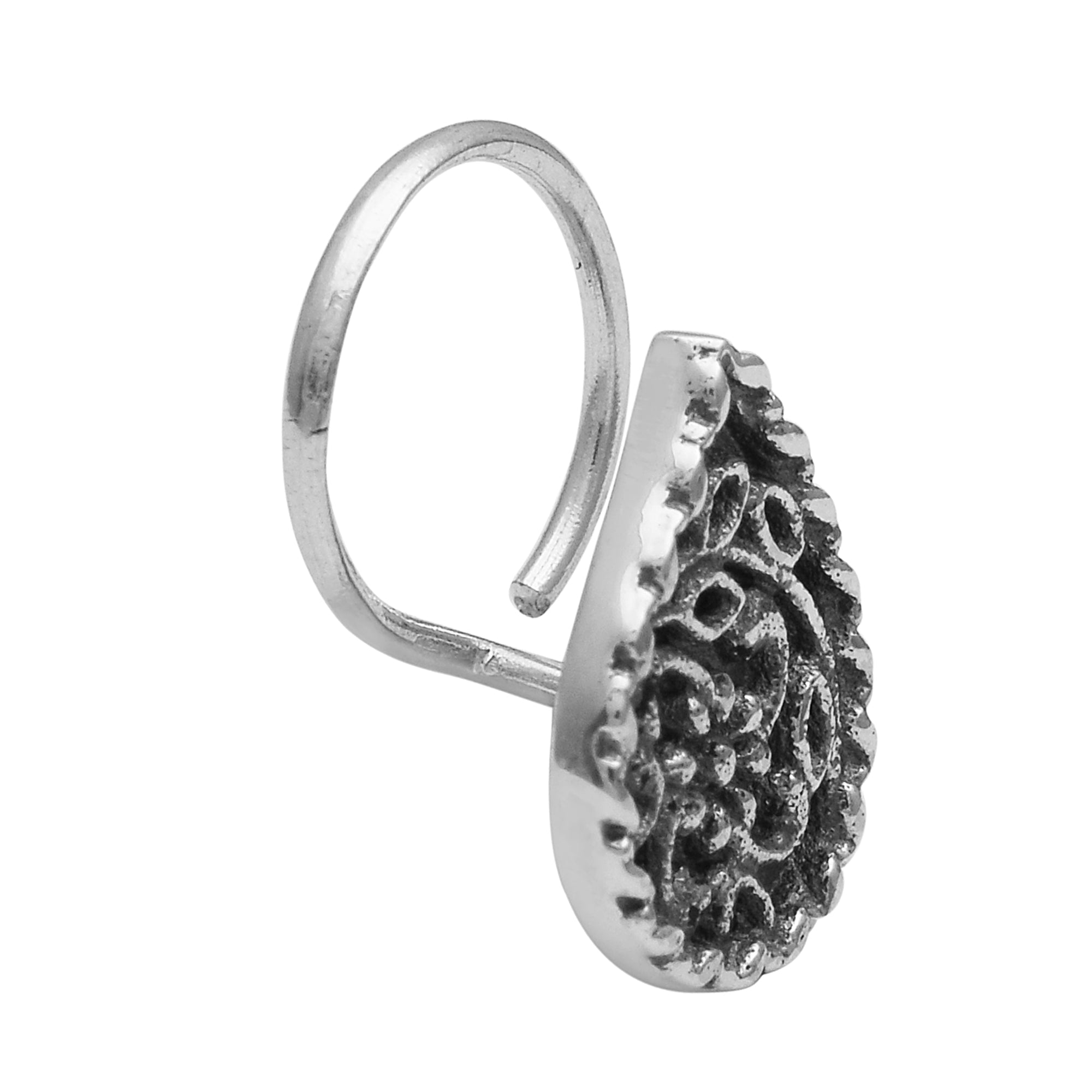 mooneye silver nose pin
