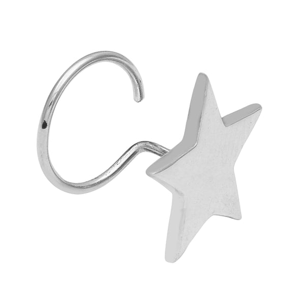 Minimalist Star Nose Pin - Sterling Silver