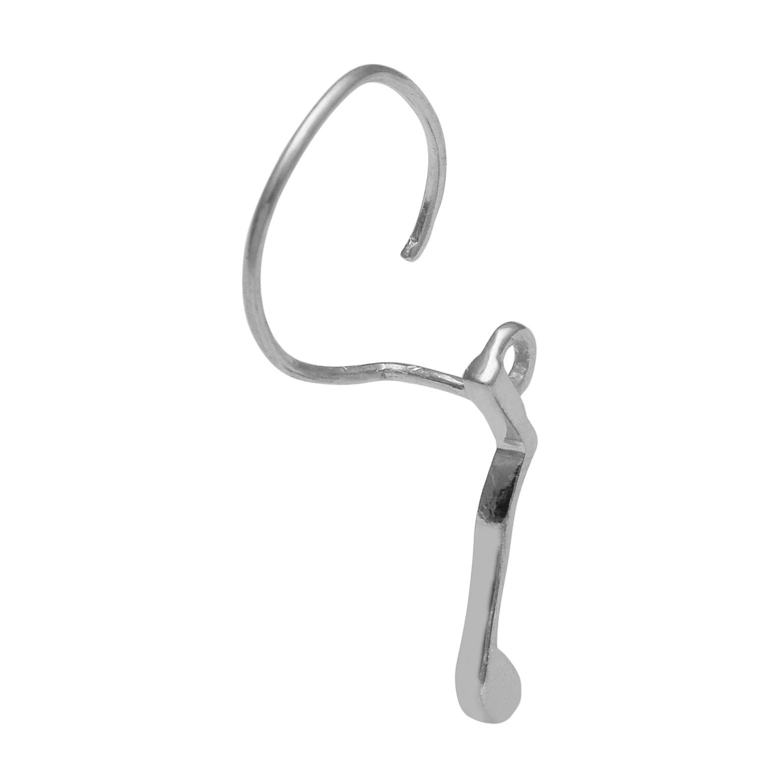 mooneye silver nose pin