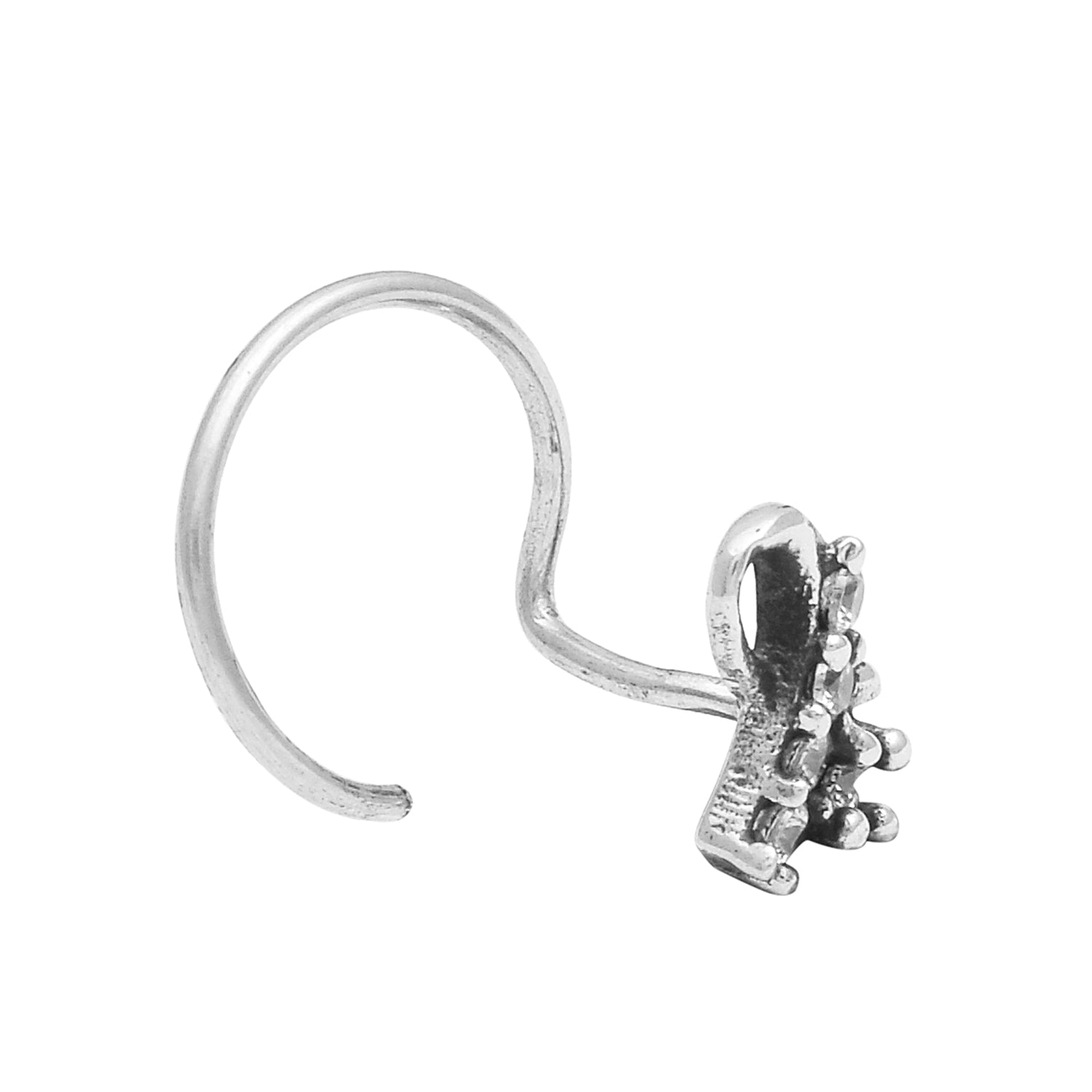 mooneye silver nose pin