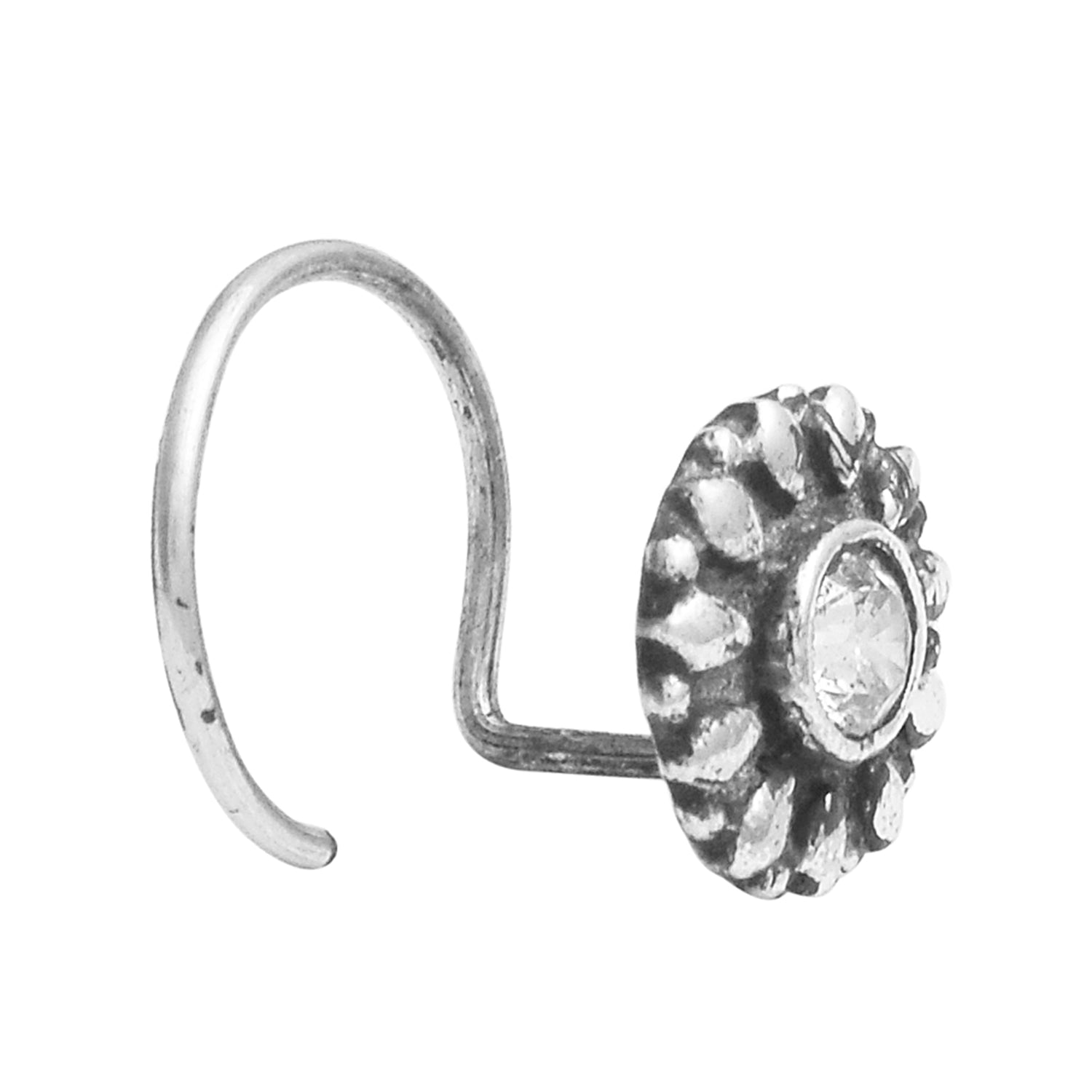 mooneye silver nose pin
