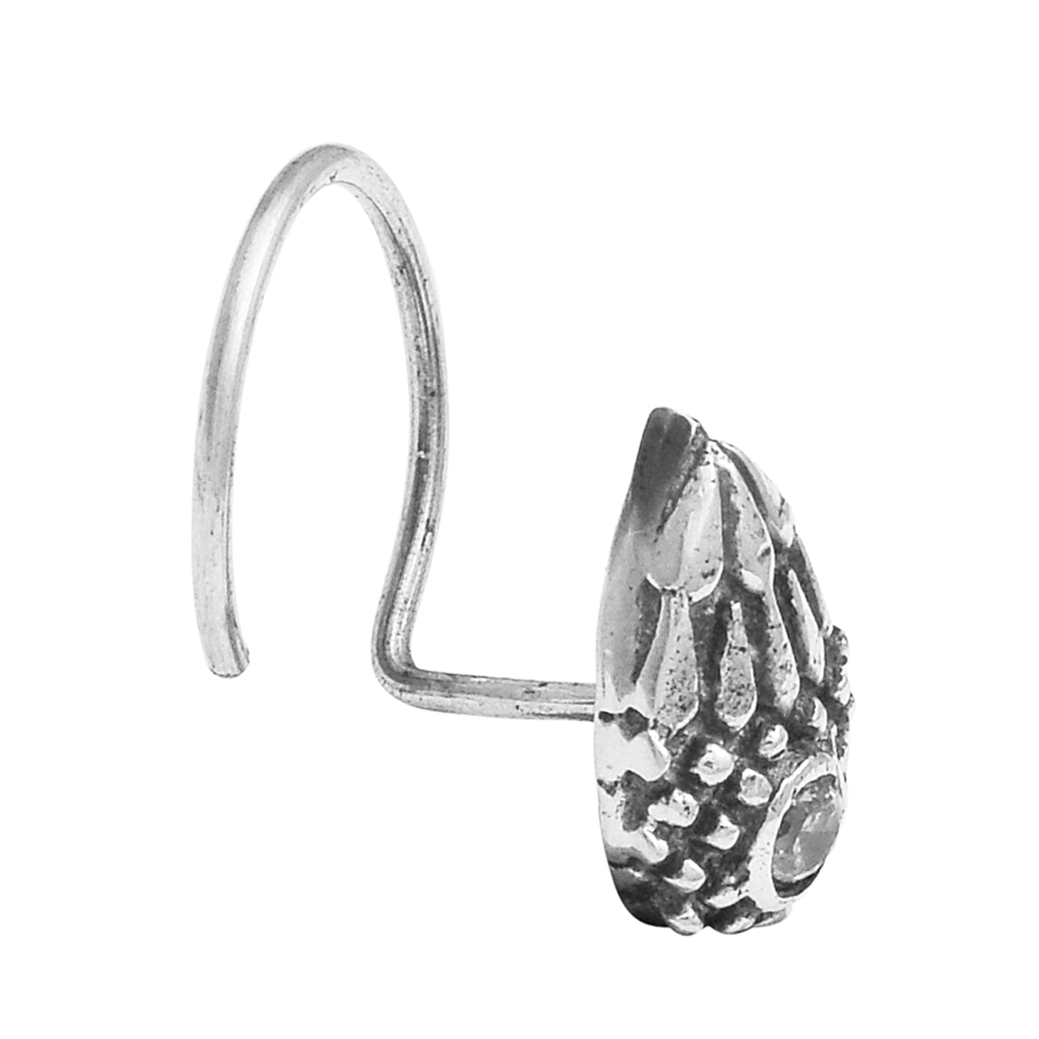 mooneye silver nose pin
