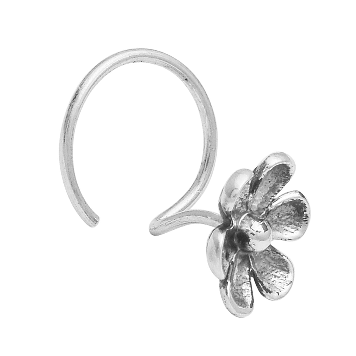mooneye silver nose pin