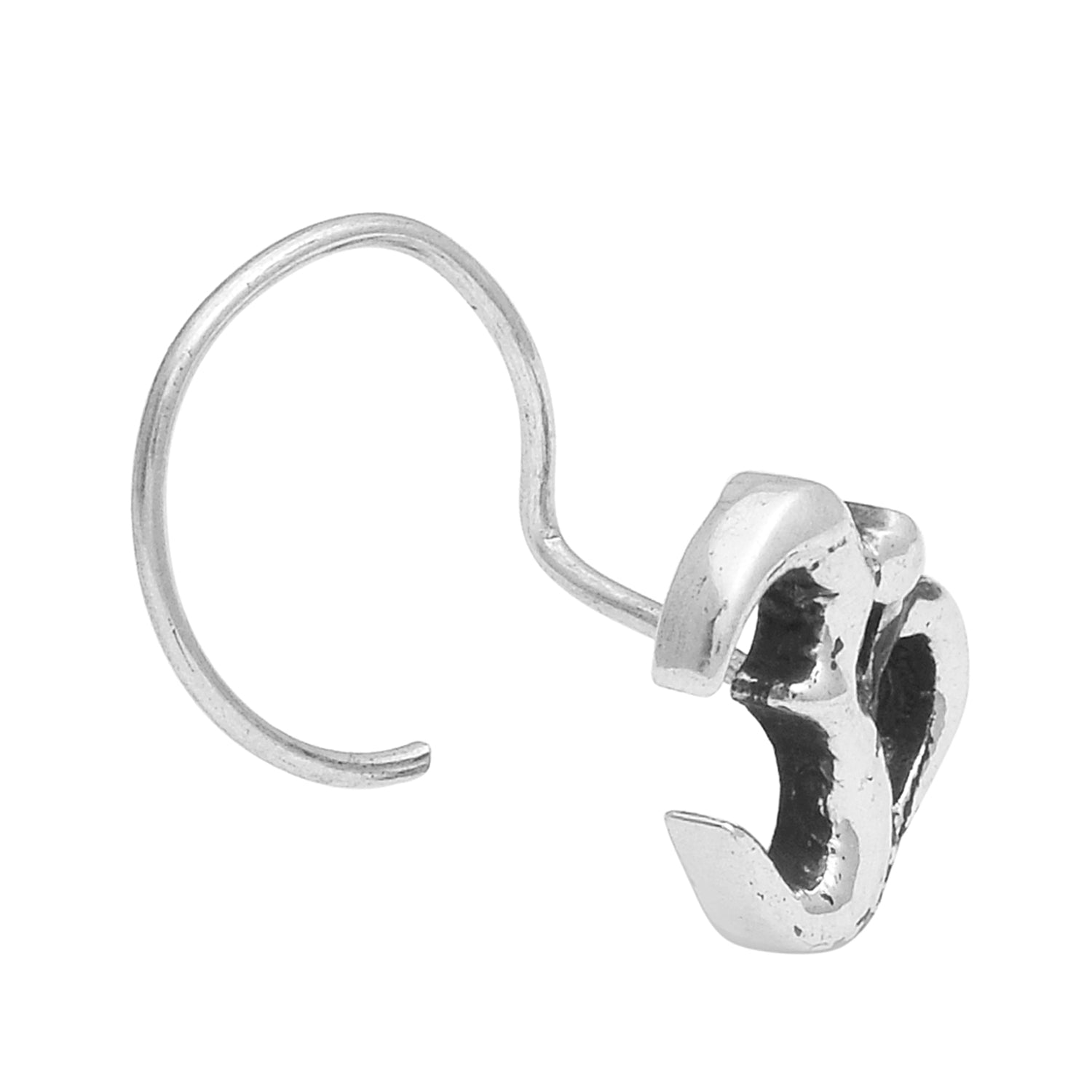 mooneye silver nose pin