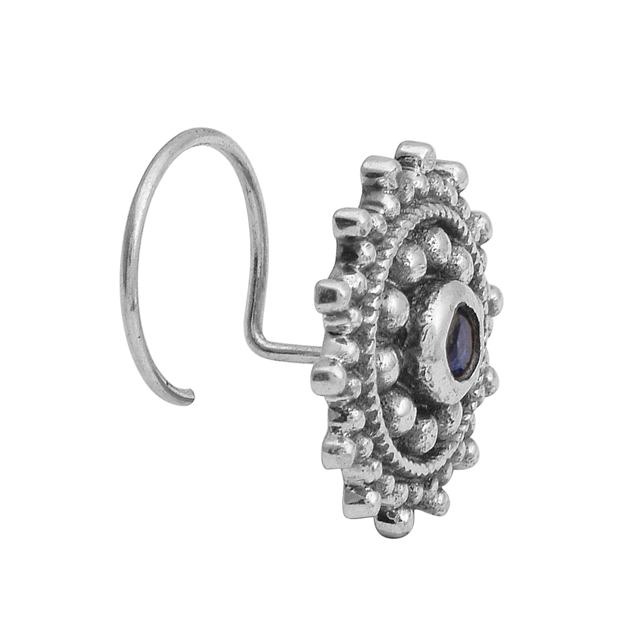 mooneye silver nose pin