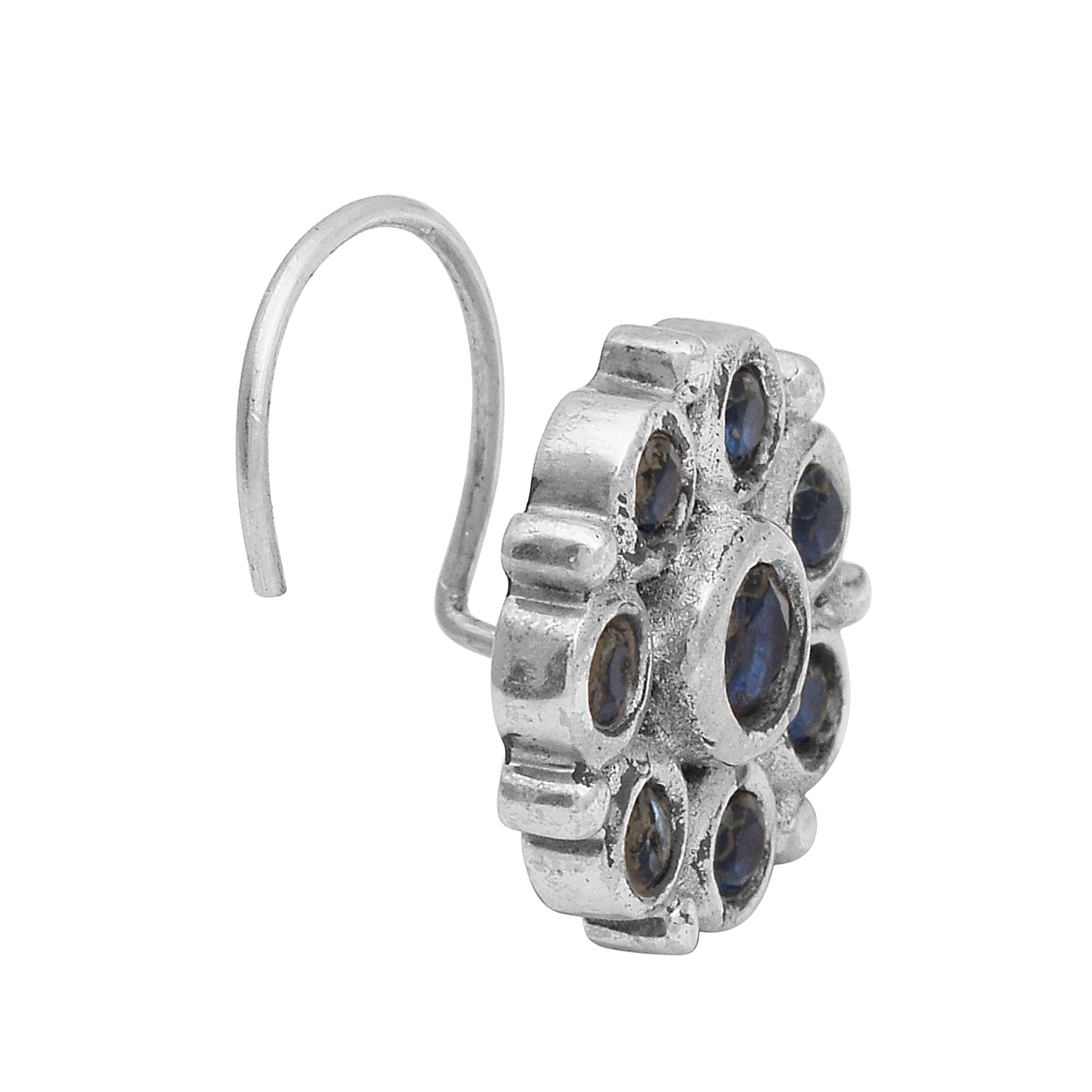 mooneye silver nose pin