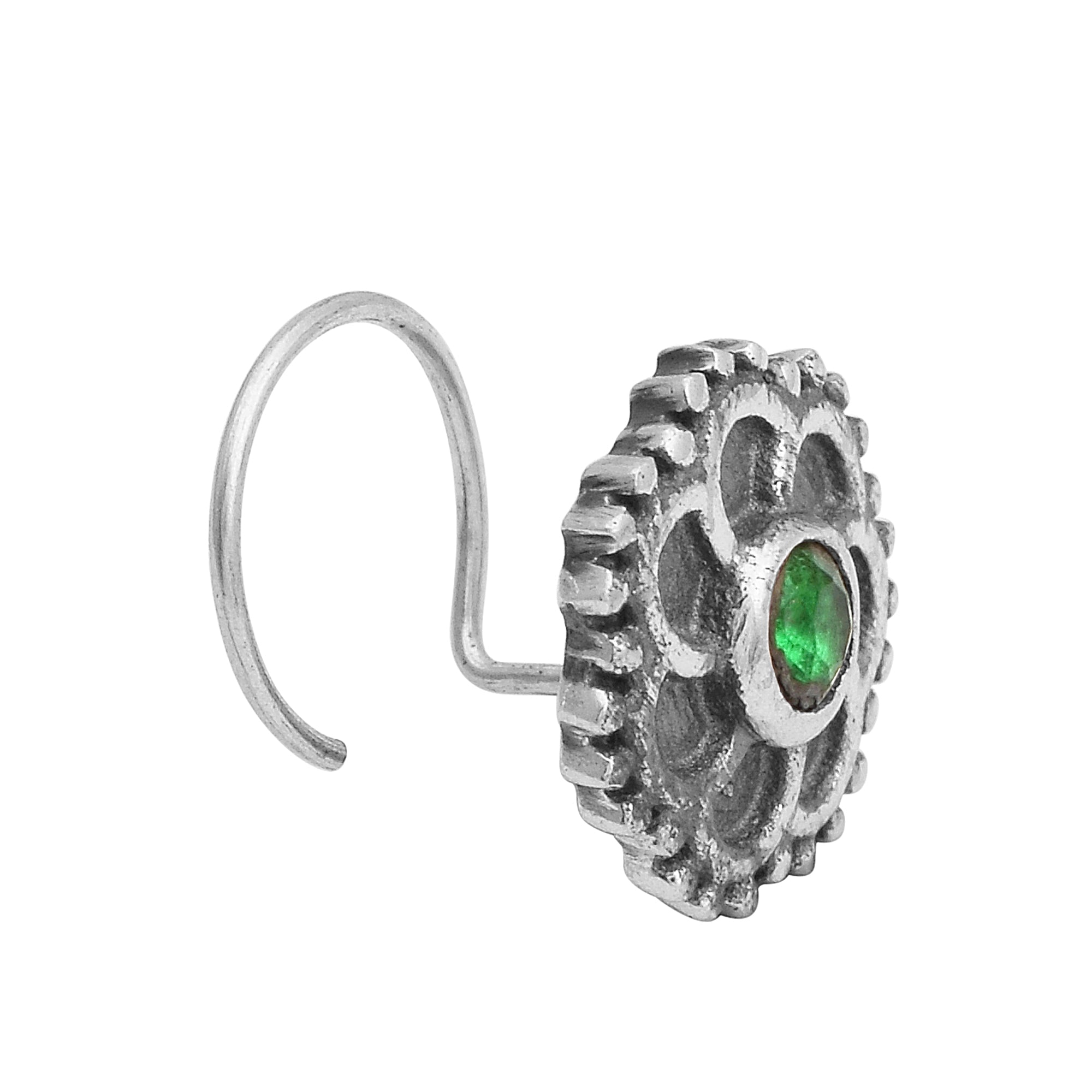mooneye silver nose pin