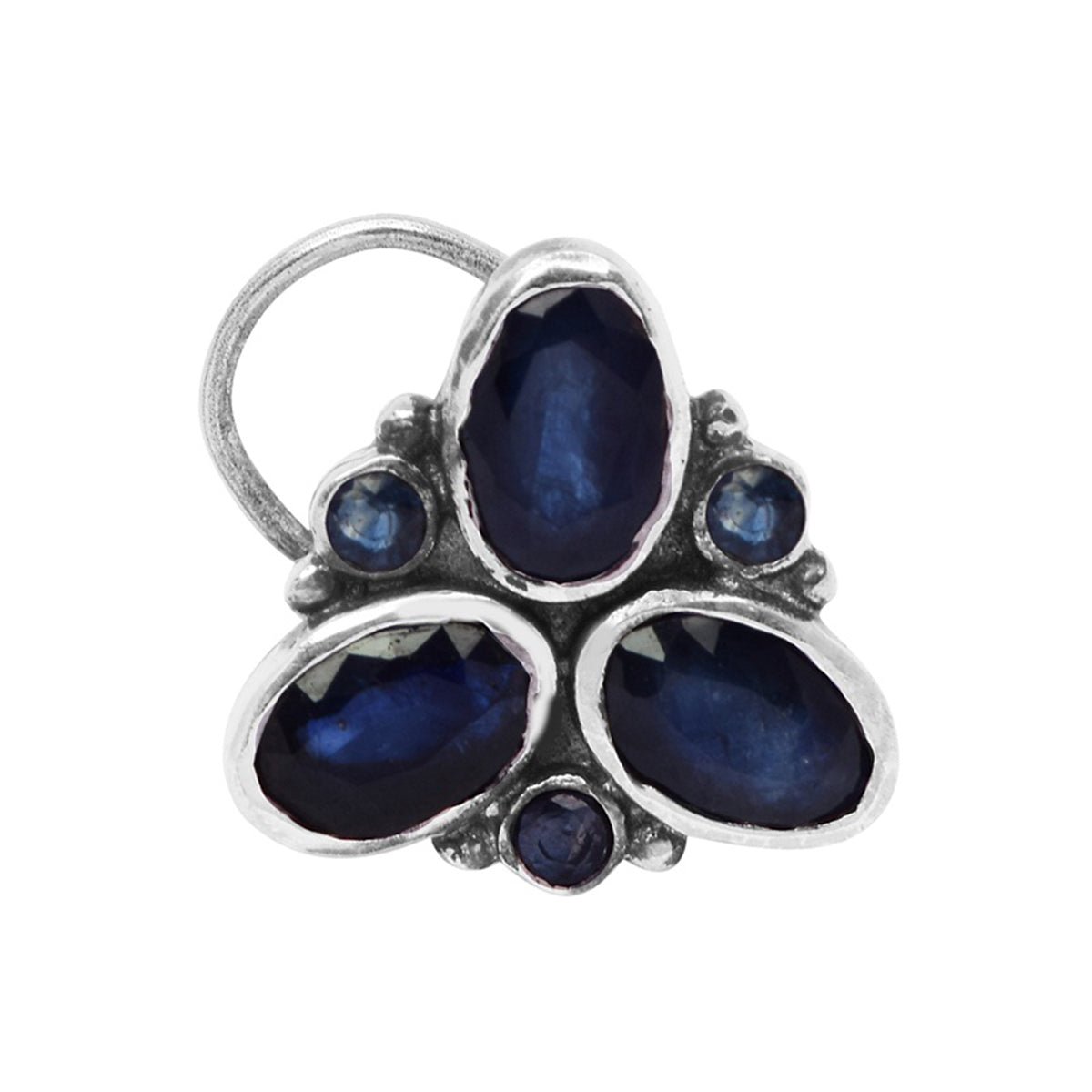 mooneye silver nose pin