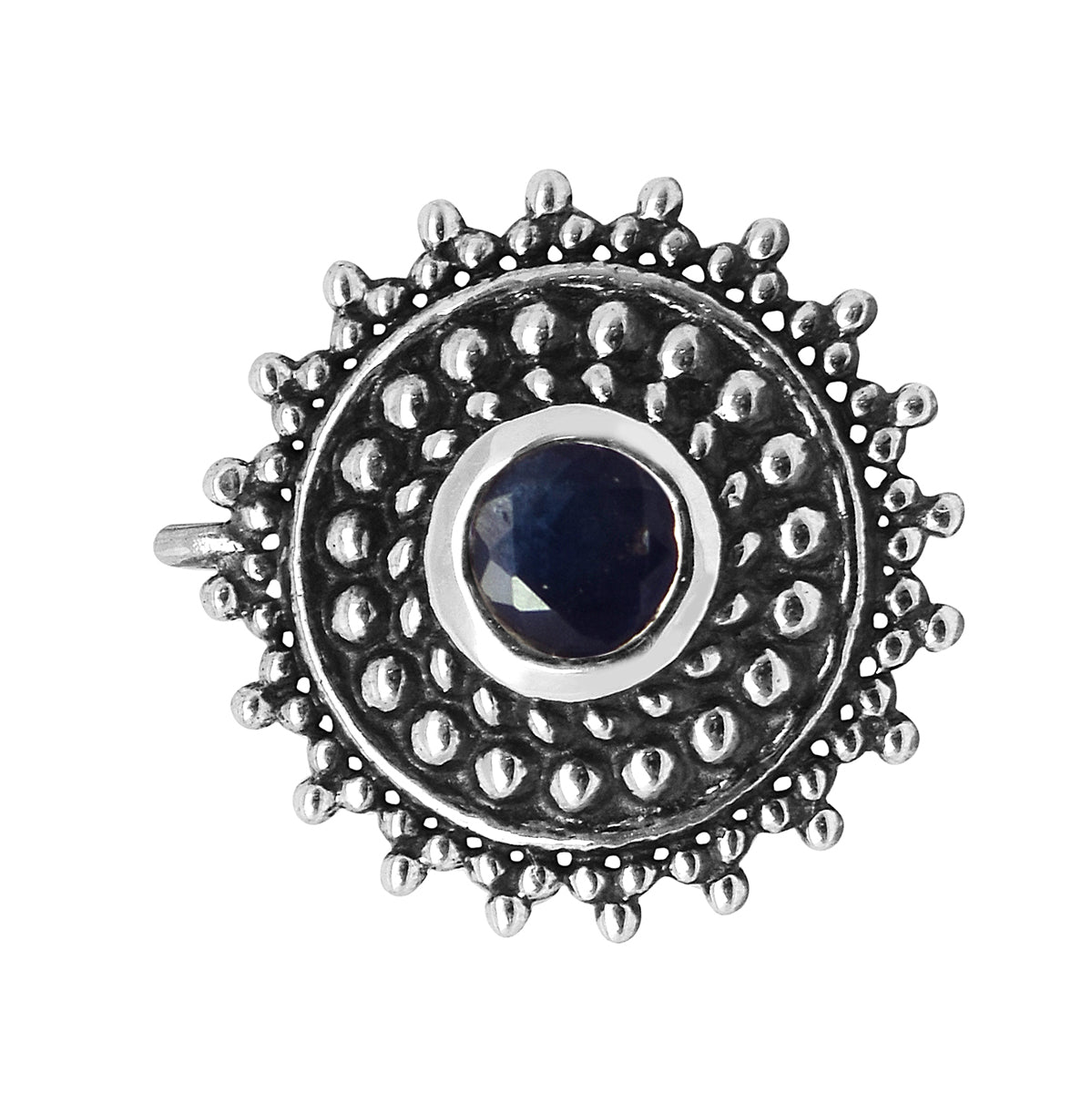 mooneye silver nose pin