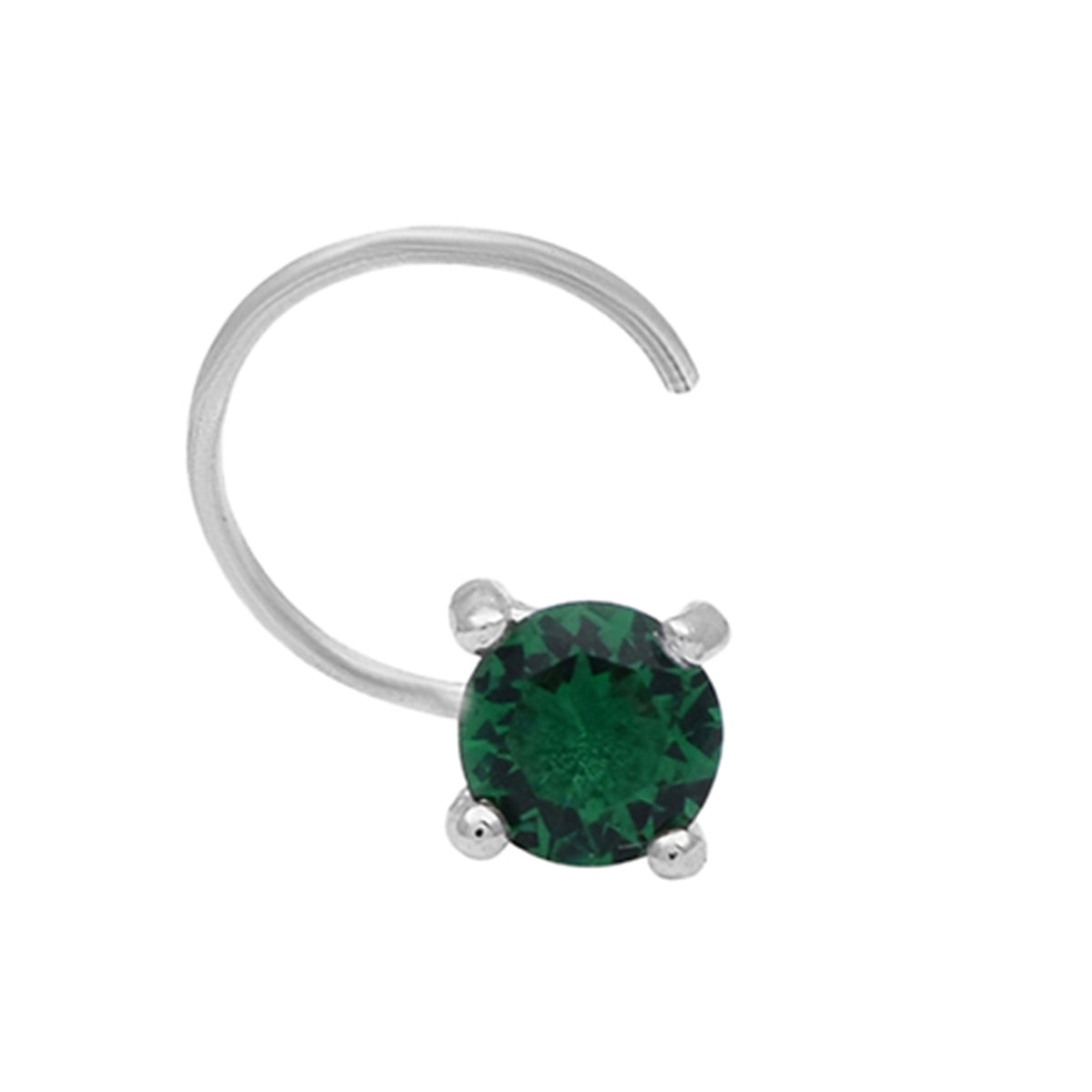 mooneye silver nose pin
