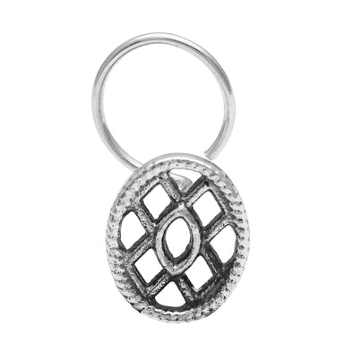 Cutwork Nose Pin - Sterling Silver