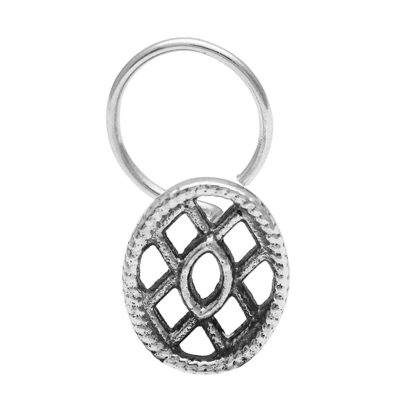 Cutwork Nose Pin - Sterling Silver