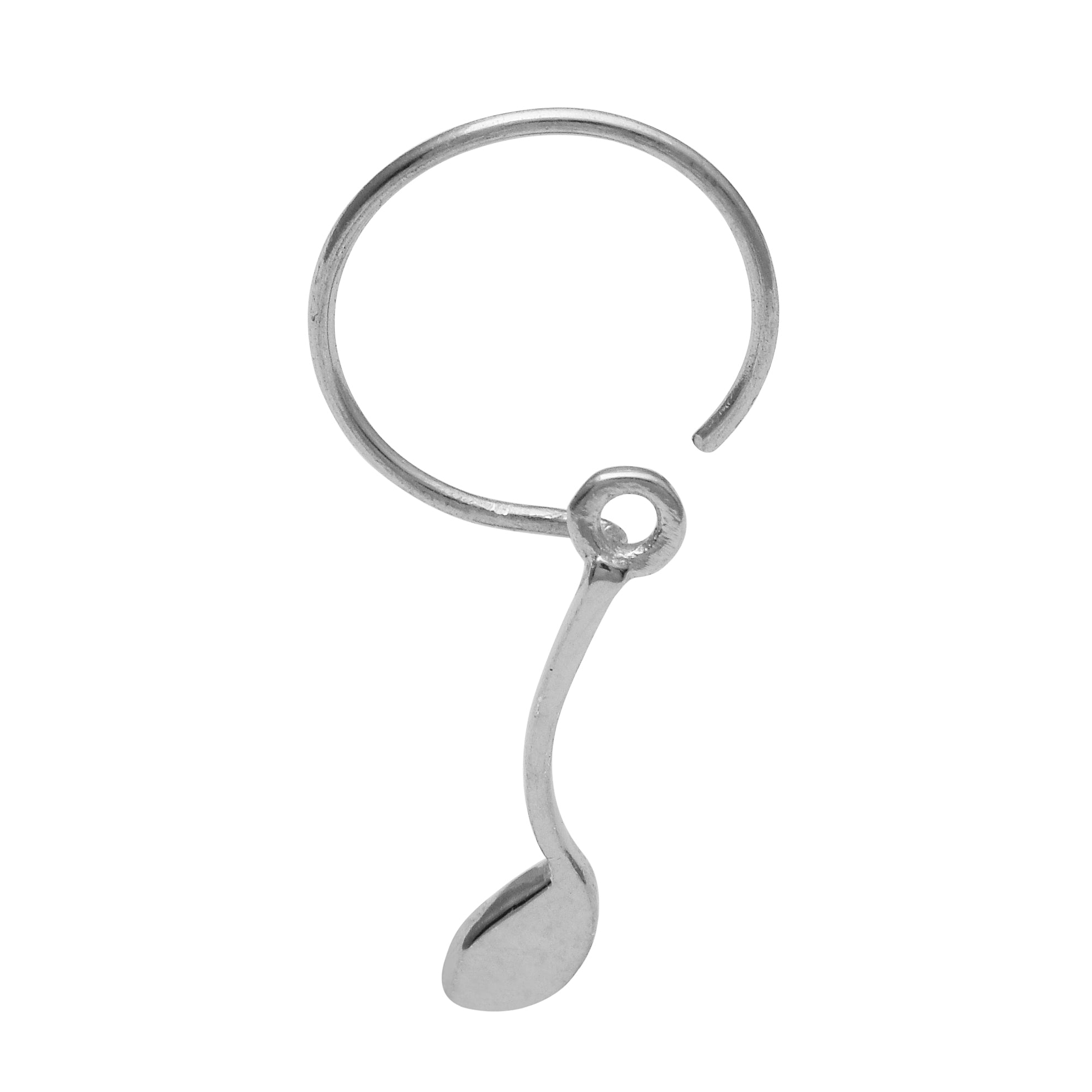 mooneye silver nose pin