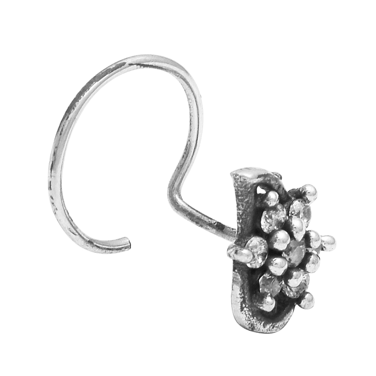 mooneye silver nose pin