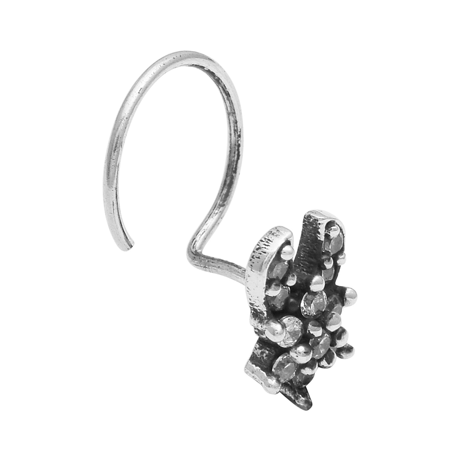 mooneye silver nose pin