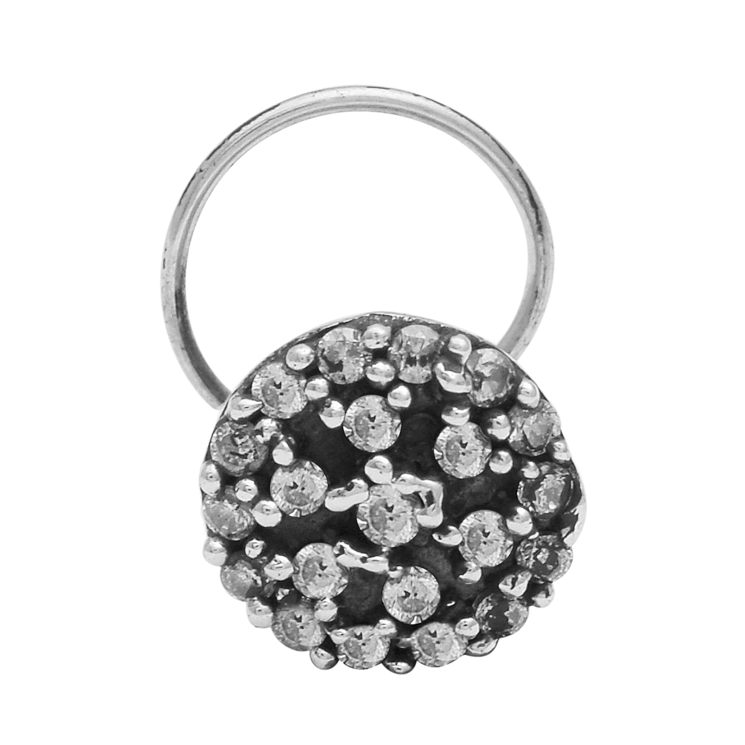 mooneye silver nose pin