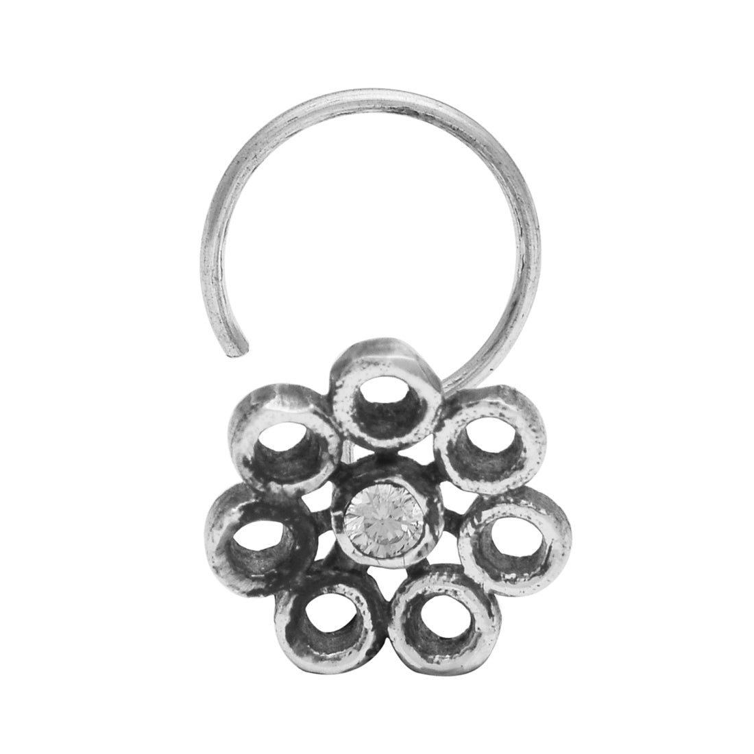 mooneye silver nose pin
