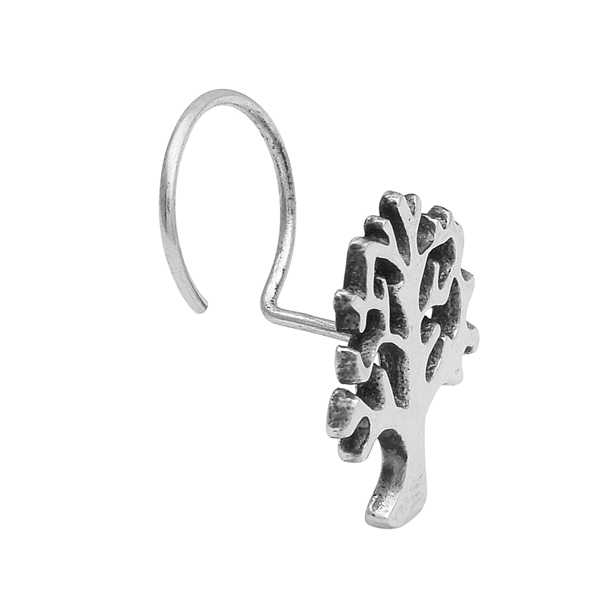 mooneye silver nose pin