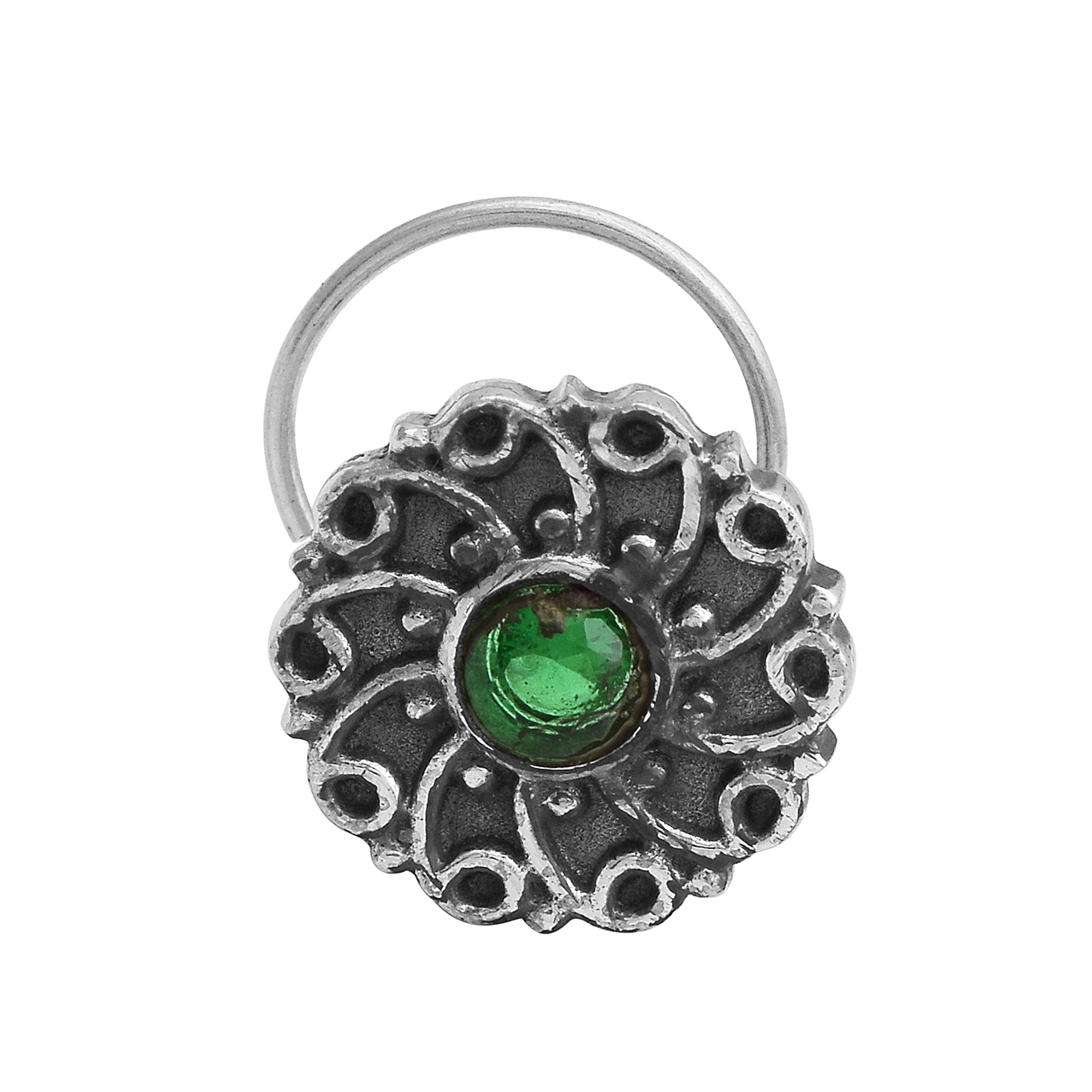mooneye silver nose pin