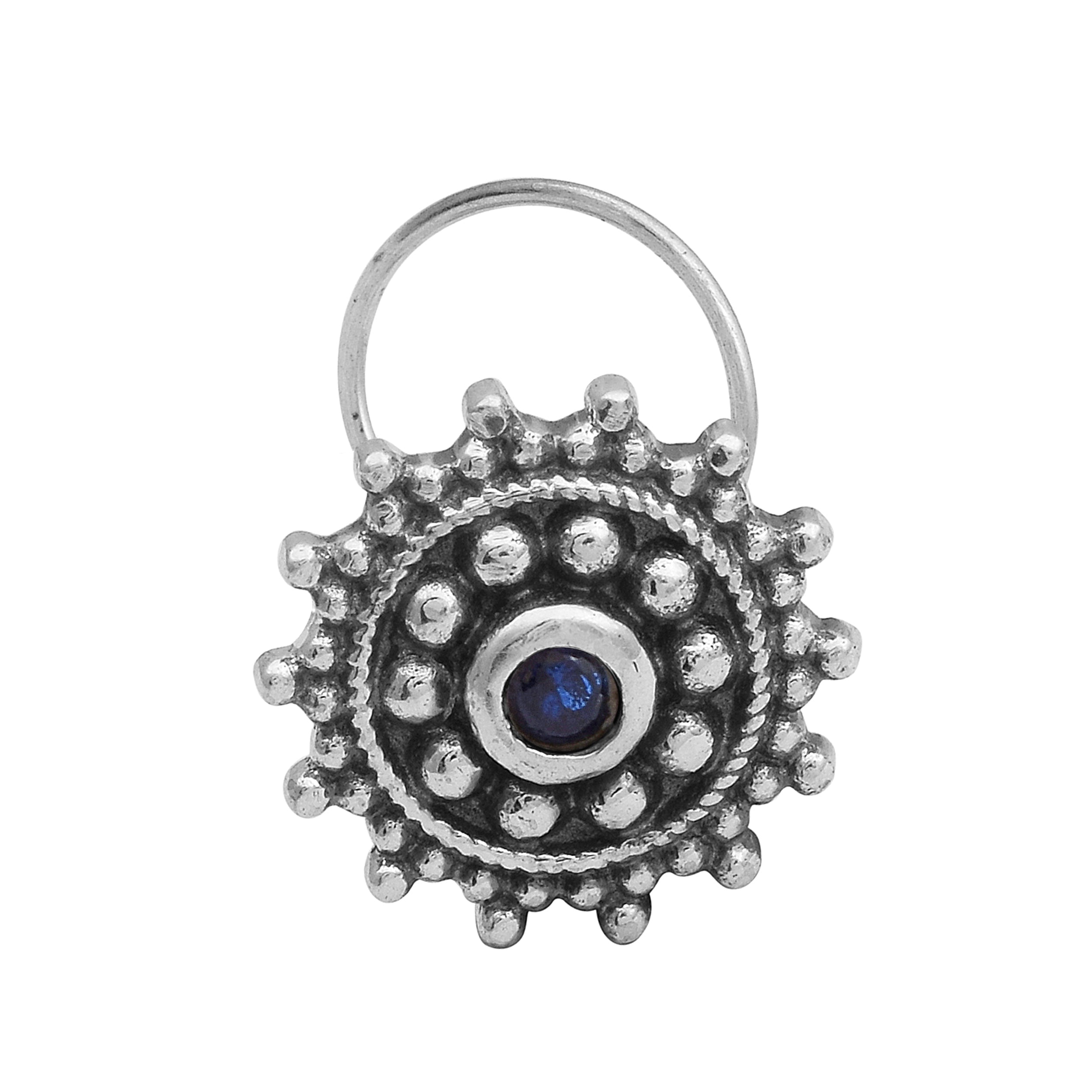 mooneye silver nose pin