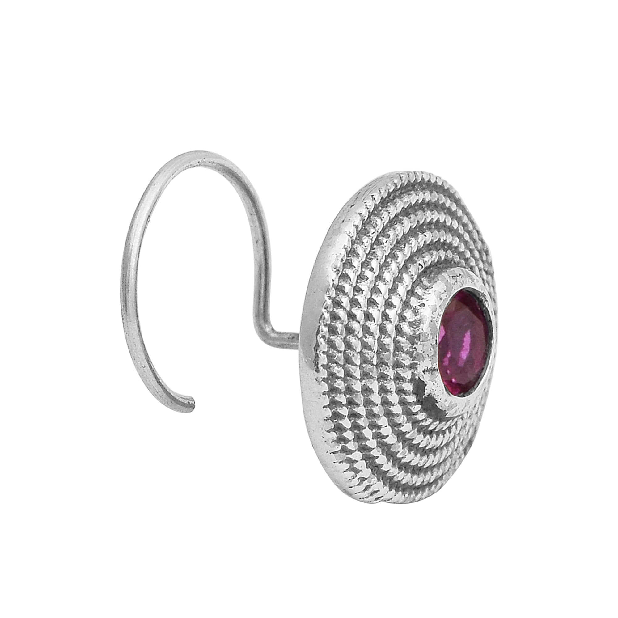 mooneye silver nose pin