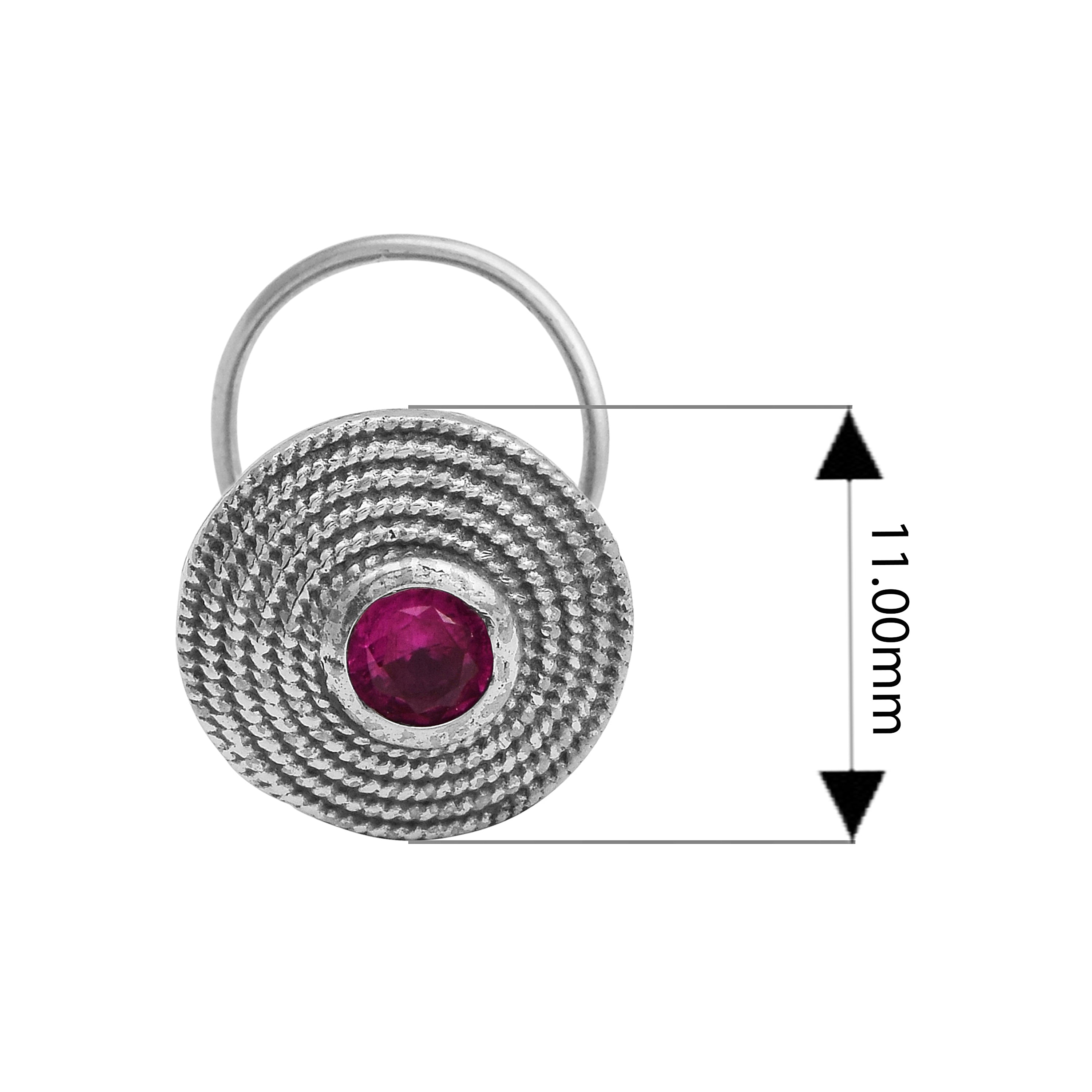 mooneye silver nose pin