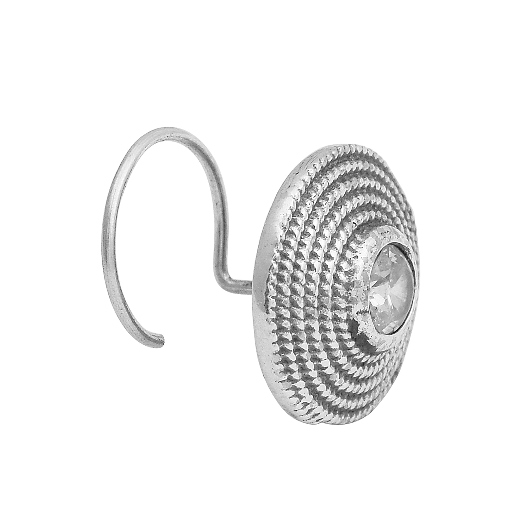 mooneye silver nose pin