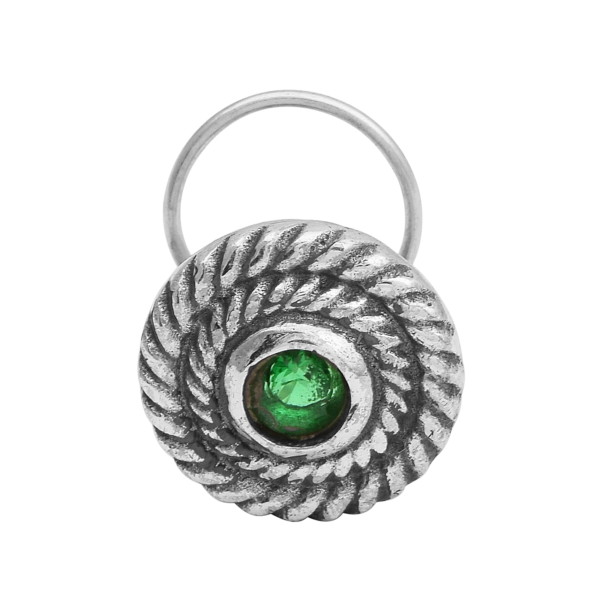 mooneye silver nose pin