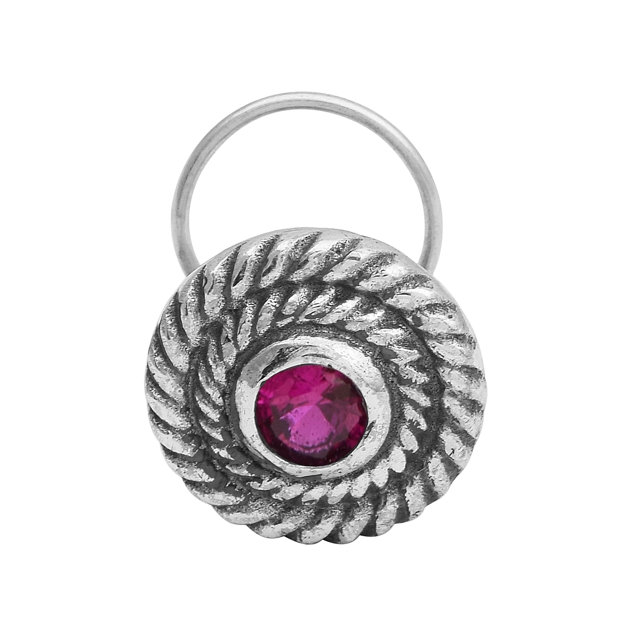 mooneye silver nose pin
