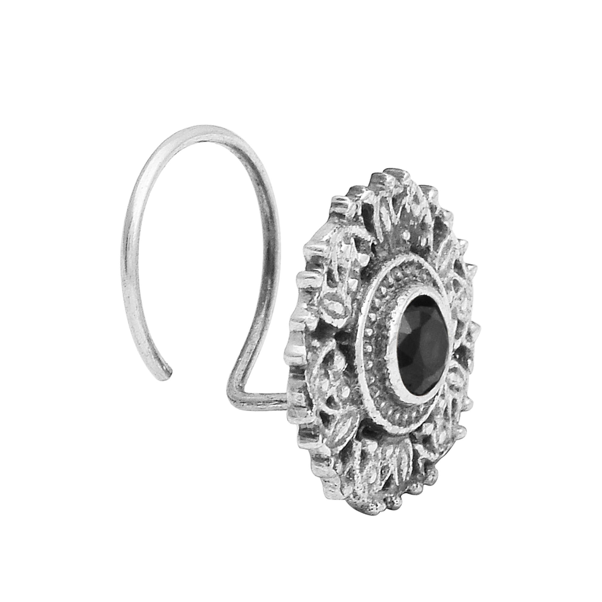 mooneye silver nose pin