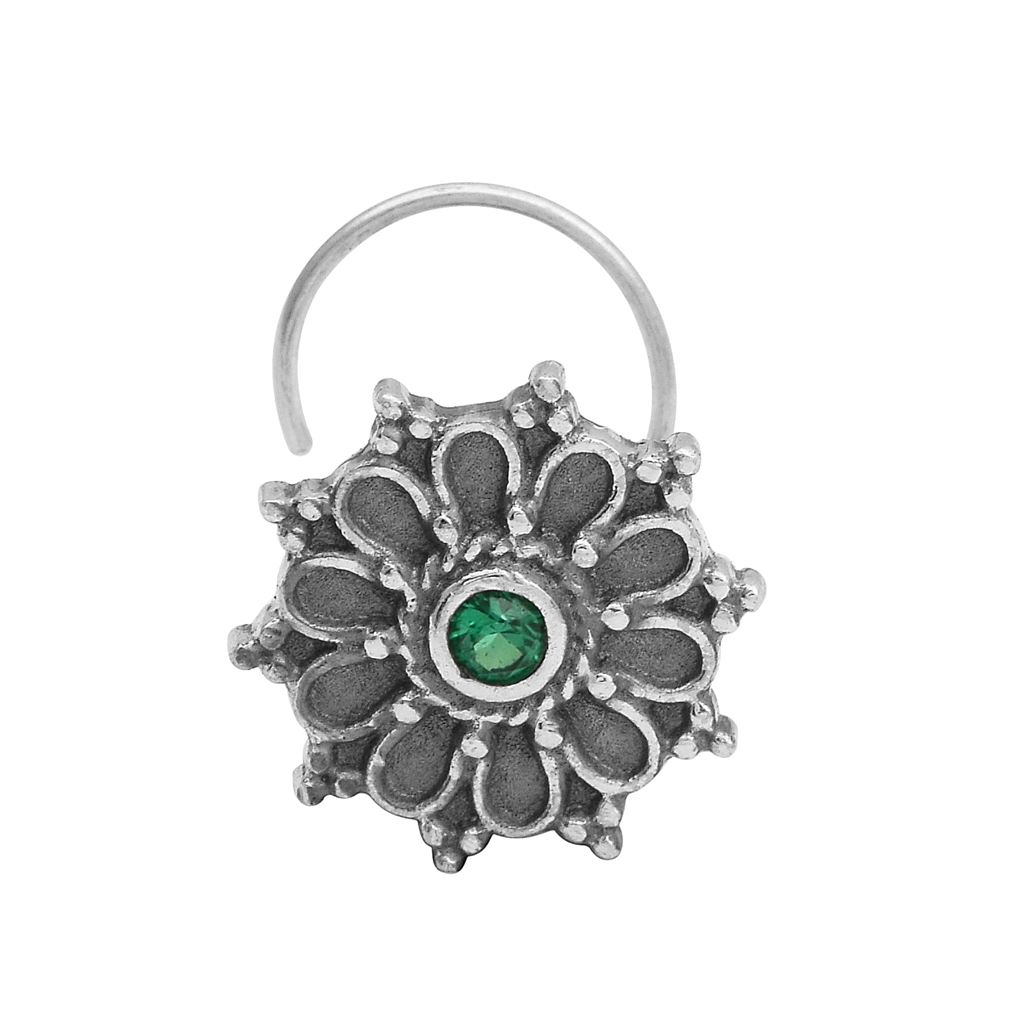 mooneye silver nose pin