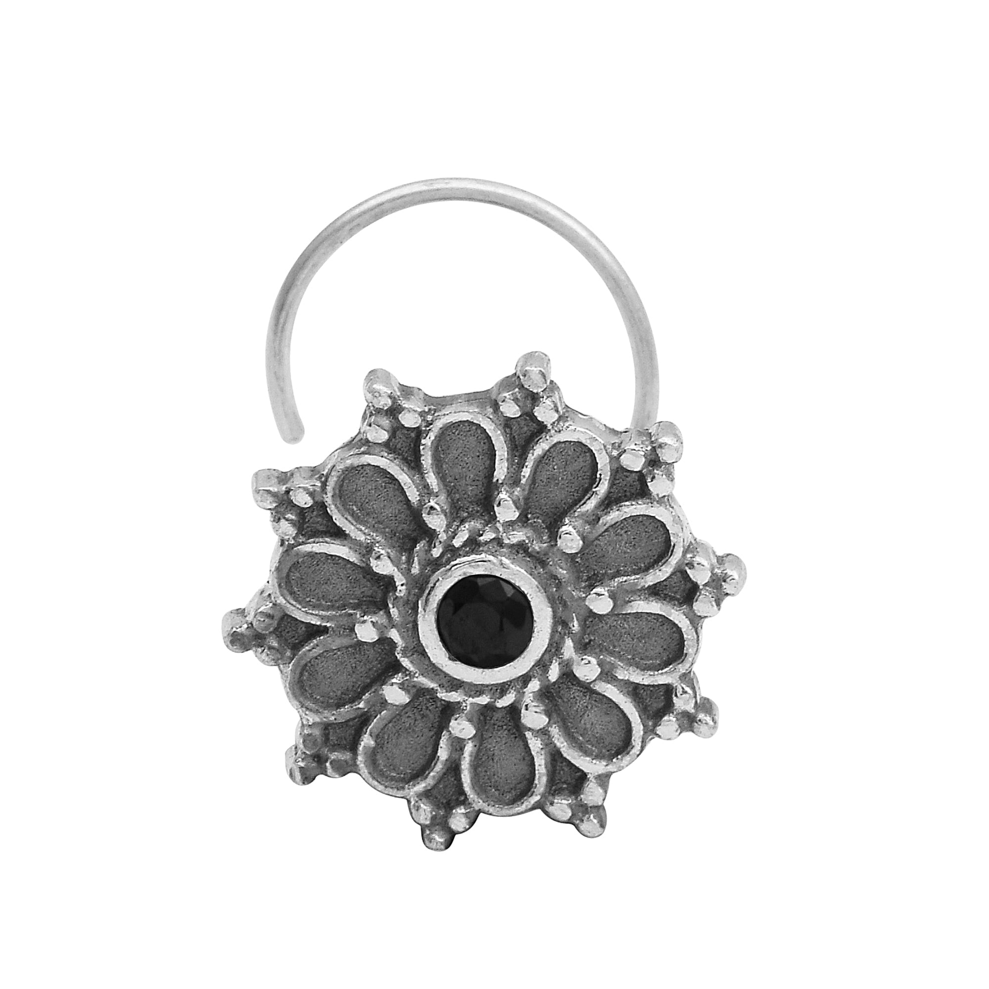 mooneye silver nose pin